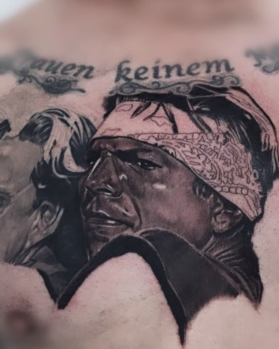 Got a good session in on this Blood in Blood out torso piece I started last month. #bloodinbloodout #paco #elgallonegro #laonda #tattoo #tattoos #tattooart #htx #htown #houston #houstontx #houstontattooartist #houstontattoos