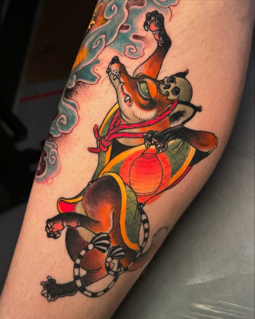 Healed! 
Zamore.tattoo@gmail.com for bookings 
#tattoo#tatuering#neotrad#neotraditional#neojapanese#kitsunetattoo#healed#healedtattoo#foxtattoo#imperialtattoo#stockholmtattoo#tatueringstockholm