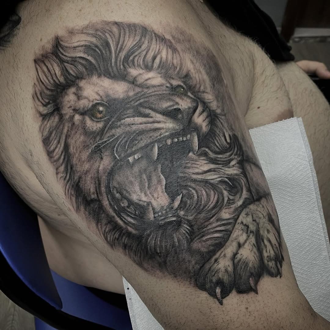 Leoncito hecho por @maikel_fory 
🦁🙂