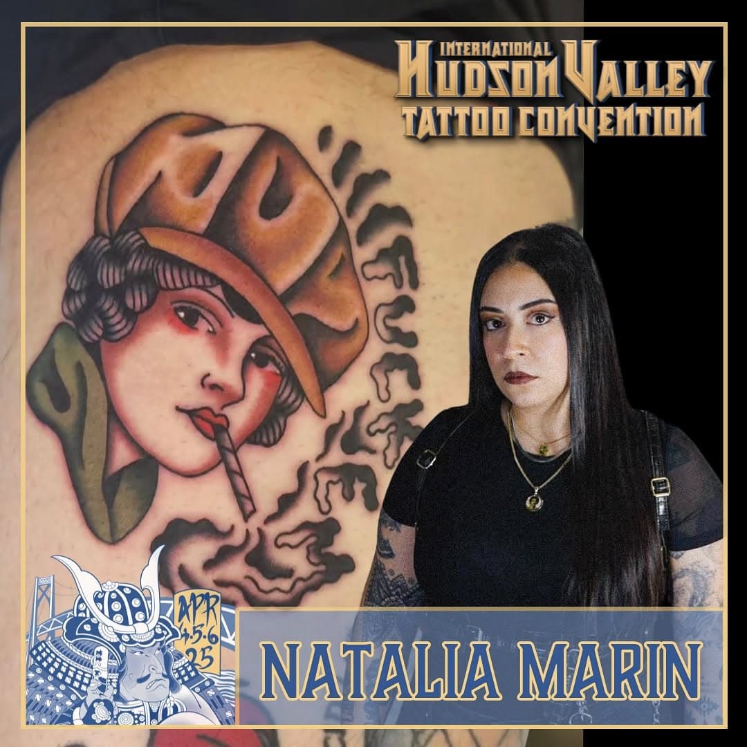 Welcome @nataliamarintattoos from @ochoplacastattoo Miami FL! 
.
Join us April 4th-6th 2025 at the @mjncenter for a weekend of art, music, and entertainment! .
.
Presented by @hudsonvalleytattooco .
.
#hvtatcon #hudsonvalley #poughkeepsie #ny #nyc #marist #culinaryinstituteofamerica #vassar #vassarcollege #tattooconvention