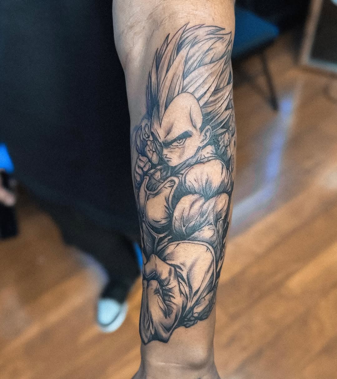 Would you get a Dragon all Z tattoo? Our artists love doing all Anime! We are open 7 days a week! 
Come in for a walk-in on availability or book an appointment!