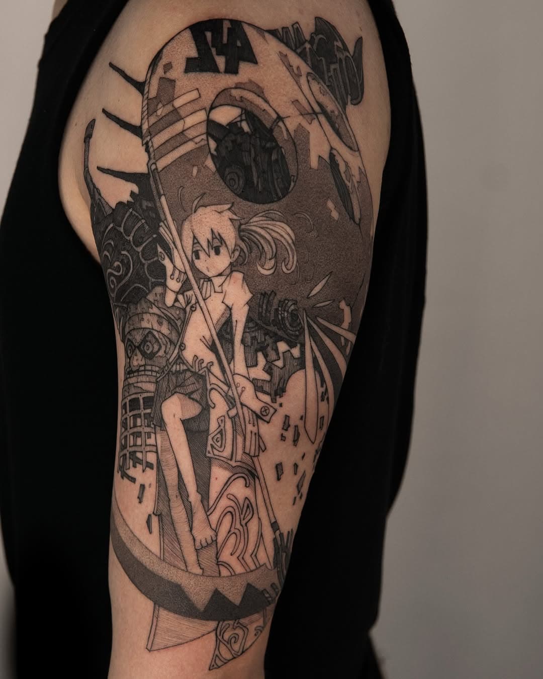 -SOUL EATER para o @lukrecios muito obrigado pela amizade e pela confiança meu dongo ! 

Agenda de 2025 aberta ! Link para orçamentos na bio!

Tattoo feita no estúdio @studioatmos.co 

 tintas @easyglowpigments e @electricink 
 máquina exo @fkirons 
.⁣
.⁣
.⁣
.⁣
.

#tattoo #tattoodeanime #foryou #animetattoo #anime #jjts #dailyvideo#tatuagemdeanime #gametattoo