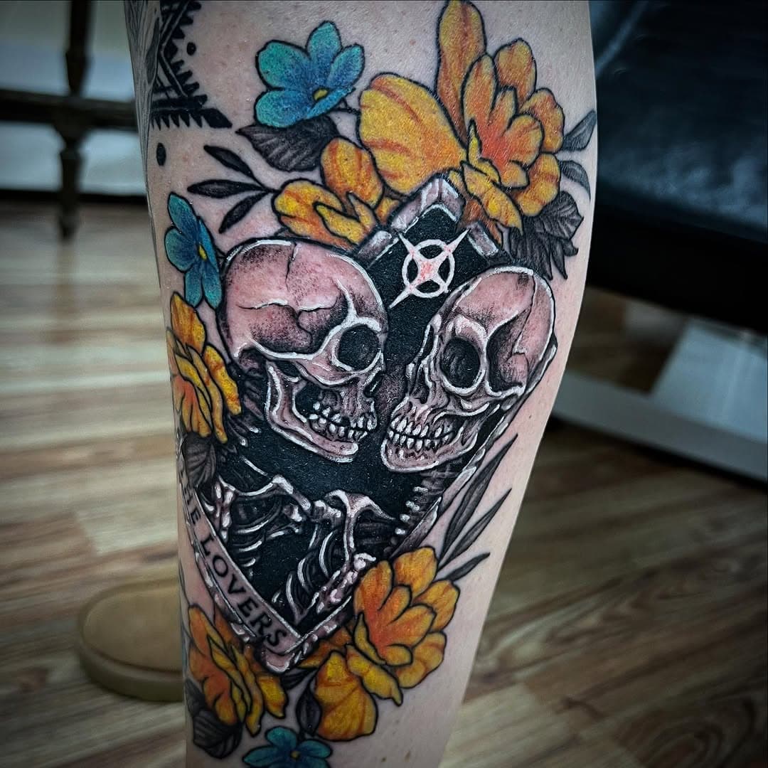 Really fun tarot card! definitely want to do all@the major arcana 😜

#tattoo #thegildedfox #stonybrook #eastsetauket #tattooartist #tattooshop #tarot #skulltattoo #flowertattoo #floraltattoo #tarottattoo #witchytattoo #tattooart #longisland