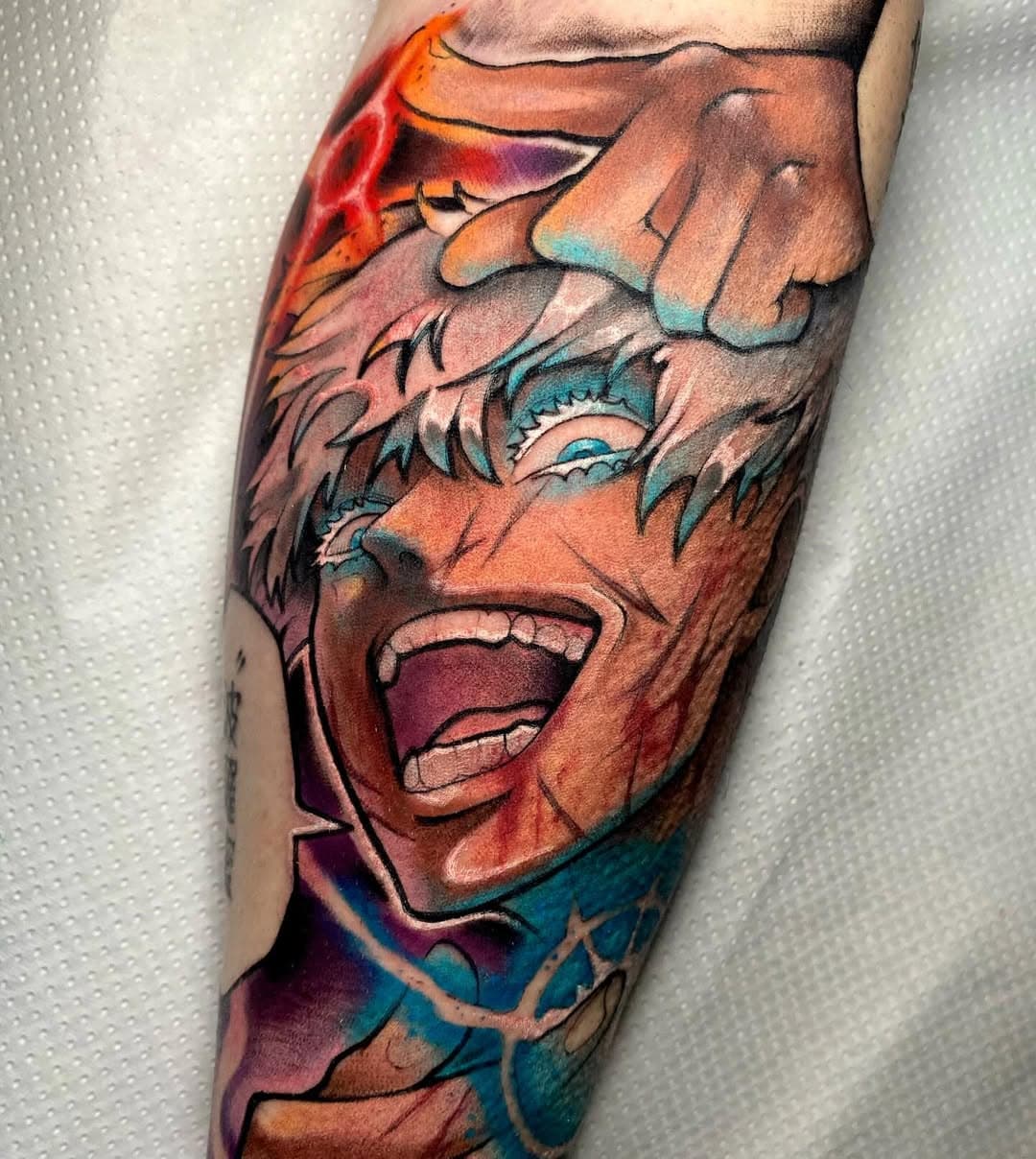 SATORU GOJŌ • JUJUTSU KAISEN 
Por favor que alguien me escriba para hacer a Suguru Geto de una vez 🫠

Muchas gracias una vez más por demostrar ser siempre el titán que eres y venir desde lejos rey @gorka_manso espero verte prontito de nuevo 🙌

@blackharu.bcn 

#tattoo #tattoos #art #draw #ink #gojo #satorugojo #jujutsukaisen #anime #animeart #bcn #barcelona