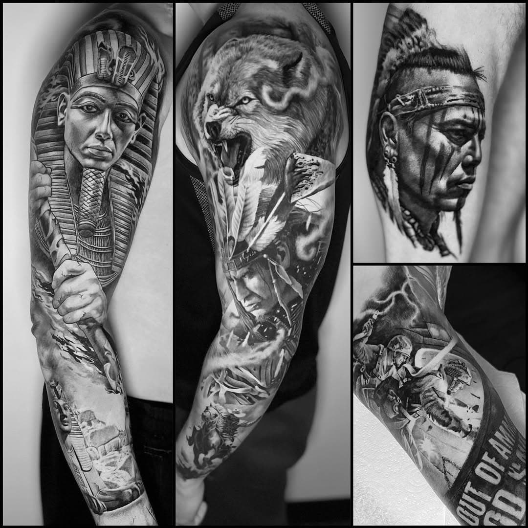 2 0 2 4
-
Highlights 
-
@thinkstudio_bristol 
-
#bristol #bristoltattoo #uk #uktattoo #uktattooartist #blackandgreytattoo #blackandgrey #realism #veteran #bootneck #veteranowned #tattoo #nativeamerican #native #paratrooper #army #paratroopers #sas #egypt #egyptian #kingtut #africa