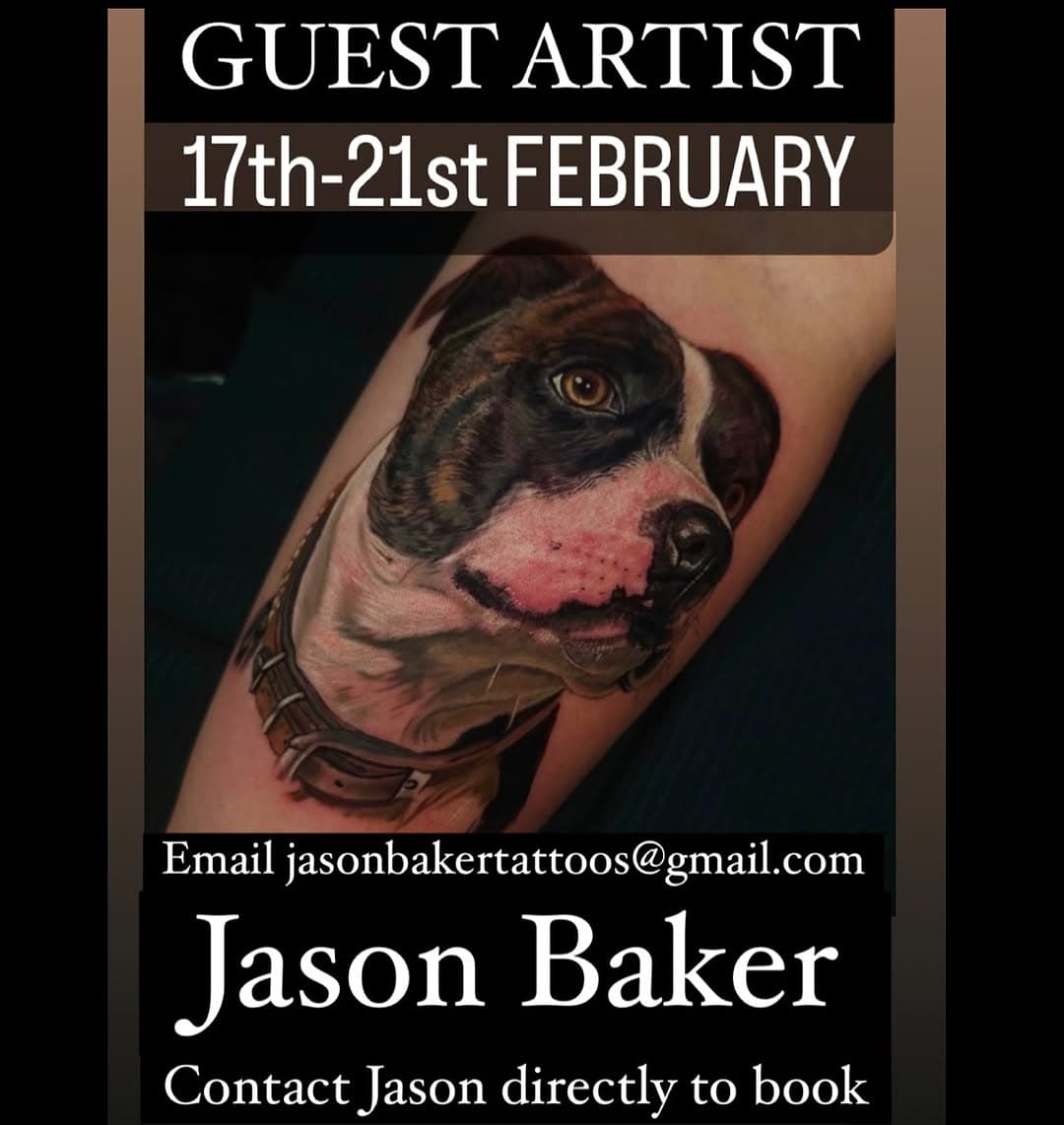 🚨 GUEST ARTIST 🚨 - @jason_bakertattoo from @shipshapetattoo Auckland 

Don’t miss this opportunity! 
🔥 Limited spots available so get in quick 🔥 

For bookings, contact Jason directly.

Email: jasonbakertattoos@gmail.com to enquire 

Looking forward to having you back down south!