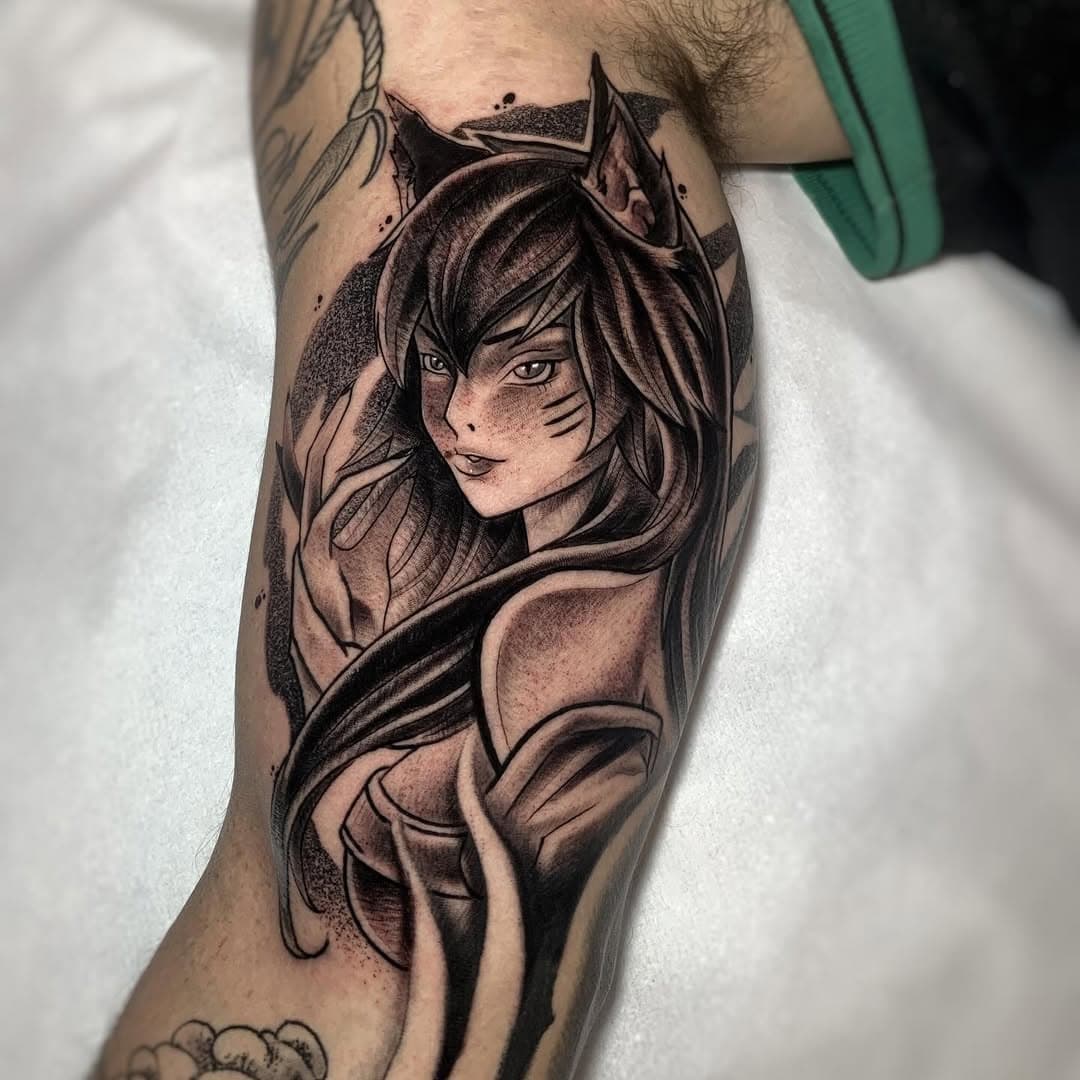 AHRI - LEAGUE OF LEGENDS.
Booking open London - 2025🇬🇧
Últimos horários Bh - Brasil 🇧🇷 
.
.
.
.
#ahri #ahritattoo #leagueoflegends #leagueoflegendstattoo #londontattoo #tattoolondon #europetattoo #london #riotgames