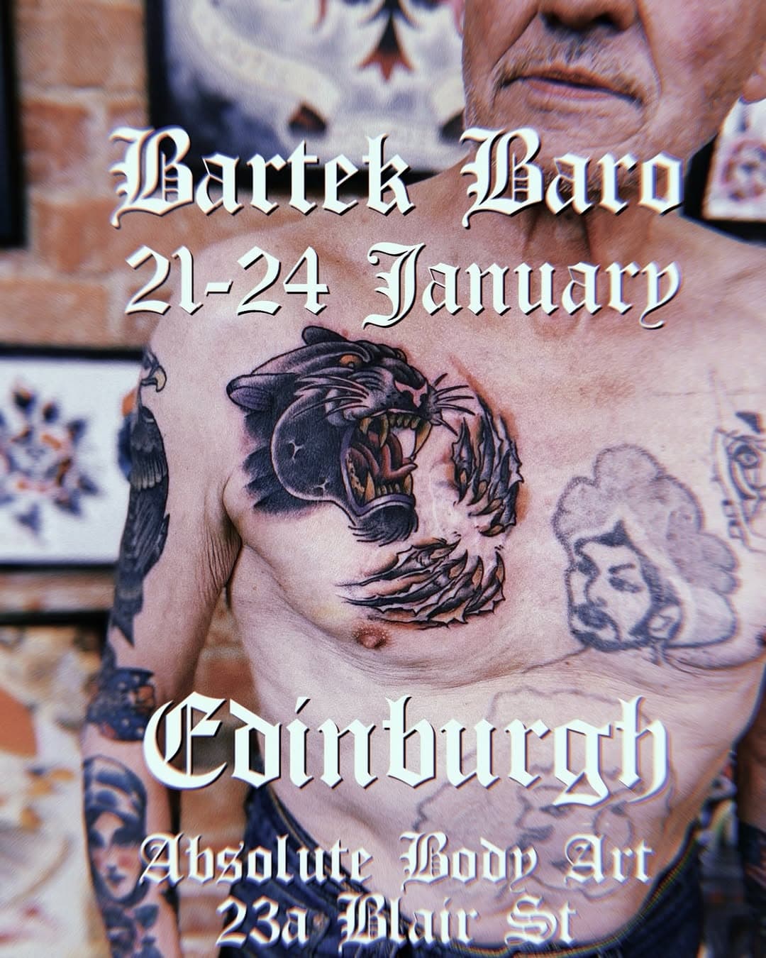 Fine people of Edinburgh, I’ll be back at @absolute_bodyart from the 21st to the 24th this month, ready to tattoo things in a way that will stand a trail of time. Whether you fancy a bold splash of colour or the timeless elegance of black and grey, I’m your guy.

Big, small, meaningful, or gloriously meaningless, I’m here for it! 

With over a decade of experience, thousands of designs to choose from, and methods so smooth you’ll barely feel a thing. 

Drop @absolute_bodyart a message to book your spot.

BB 🤙⚡