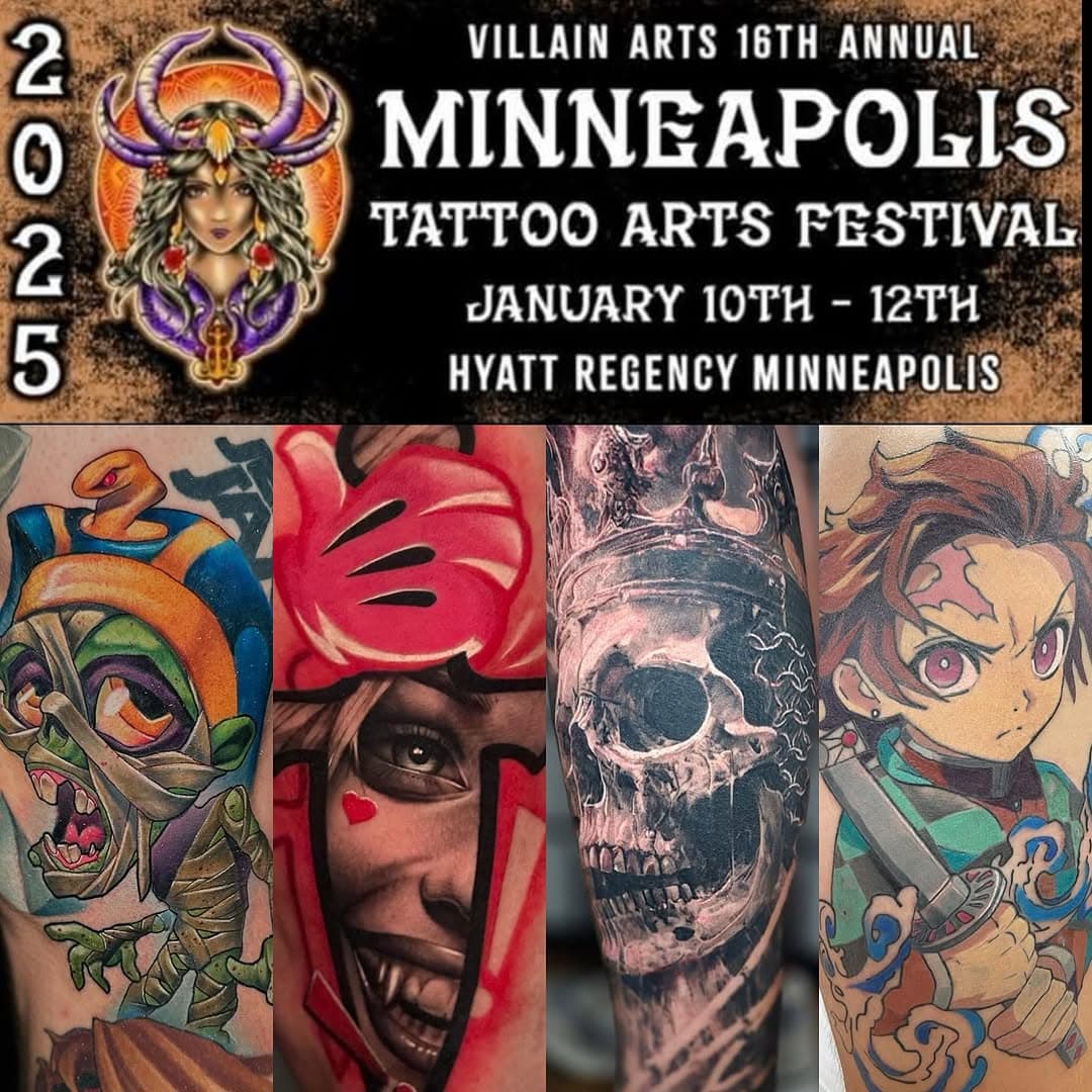 THIS WEEKEND!!
Come and see some of your favorite artists from @blacksheeptattoomn amongst hundreds of other talented artists at the @minneapolistattooartsfestival