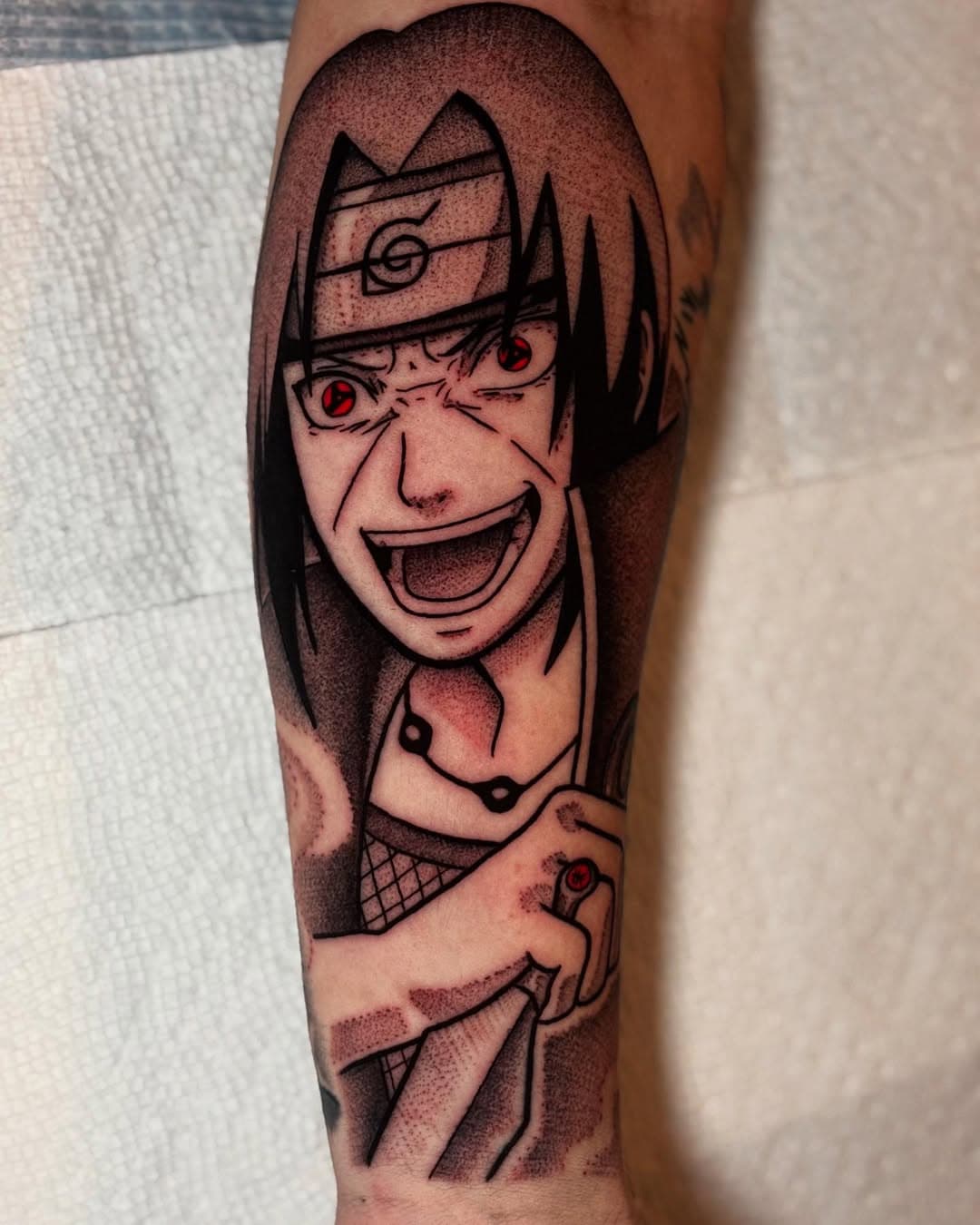 #itachi done on my boy @c_horn01 Thanks so much for coming all the way from the obx and all the trust. It’s been so much fun and can’t wait to start the top half!!

#naruto #narutoshippuden #narutoedits #narutotattoo #narutotattoos #anime #animeink #animetattoo #animetattoos #animetattooartist #itachiuchiha #popculture #popculturetattoo #nctattooers #nctattooartist #nctattoos #nctattoo #nctattooer #raleightattoo #raleightattooartist #raleightattoos #goldencoils #goldencoilstattoo #gct