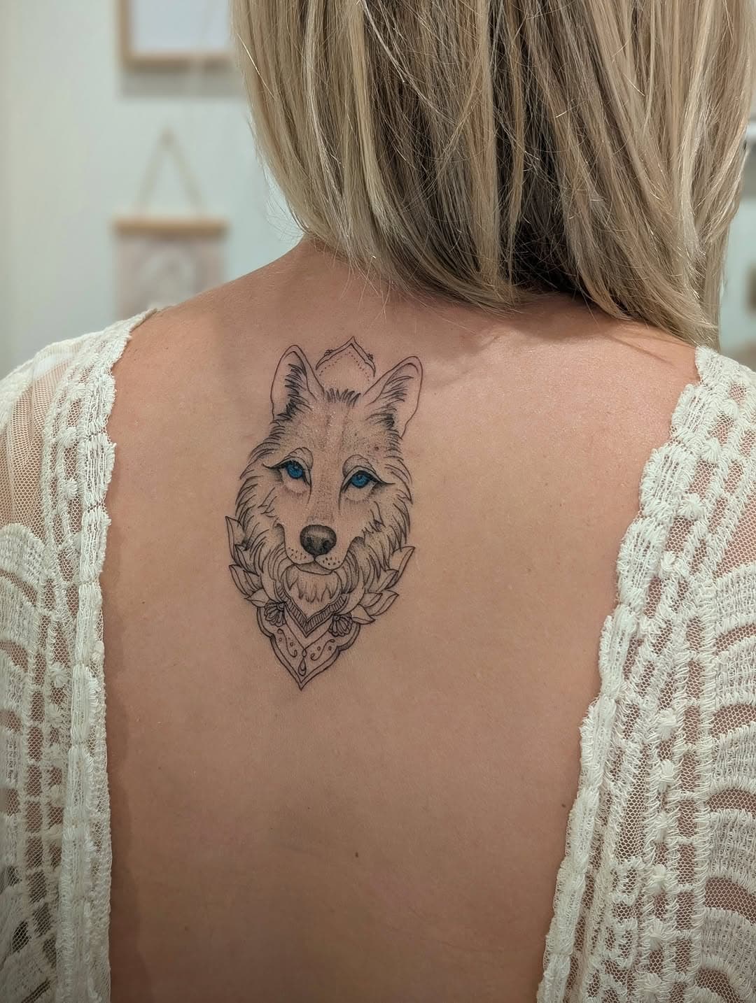 🐺Wolf Spirit ~ to always keep her safe and have her back @kristenolivia_ 

Tattoo bookings open for Jan, Feb + Mar! 

🔗Link in Bio to book your next consultation 

#wolftattoo