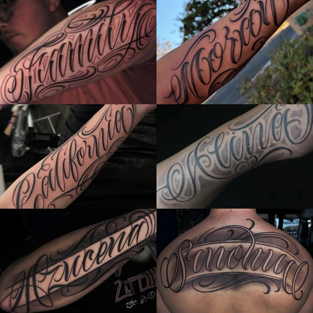 Booking for January & February 
Doing a lettering special for forearms and backs 
DM for inquiries 
#letteringtattoo #sandiegotattooartist #miramar