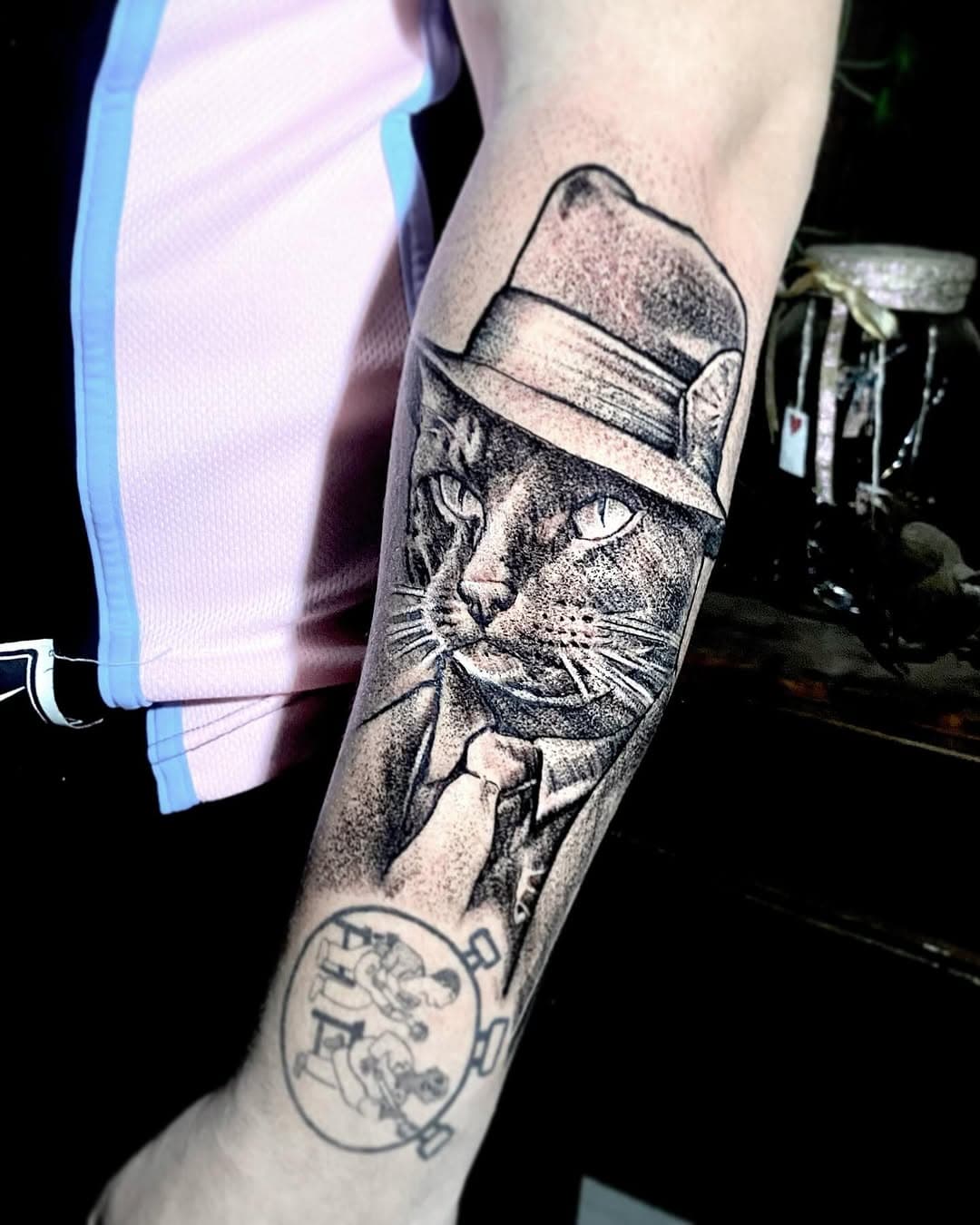 Trabalho realizado em uma sessão! Parabéns amigo e muito obrigado mas uma vez pela preferência! 
#catlover #gatosdeinstagram #gatolovers #tattoogatos