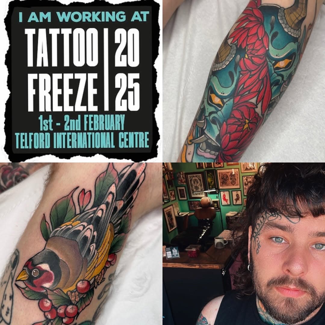 TATTOO FREEZE / TELFORD

Only a few weeks away now until I work my first convention of the year.

Starting it off with @skindeep_uk 15th year of the tattoo freeze in Telford!

I’m fully booked on the Sunday but will be taking walk ups on the Saturday all day from plenty of pre drawn designs to choose from.

Who will I be seeing there?