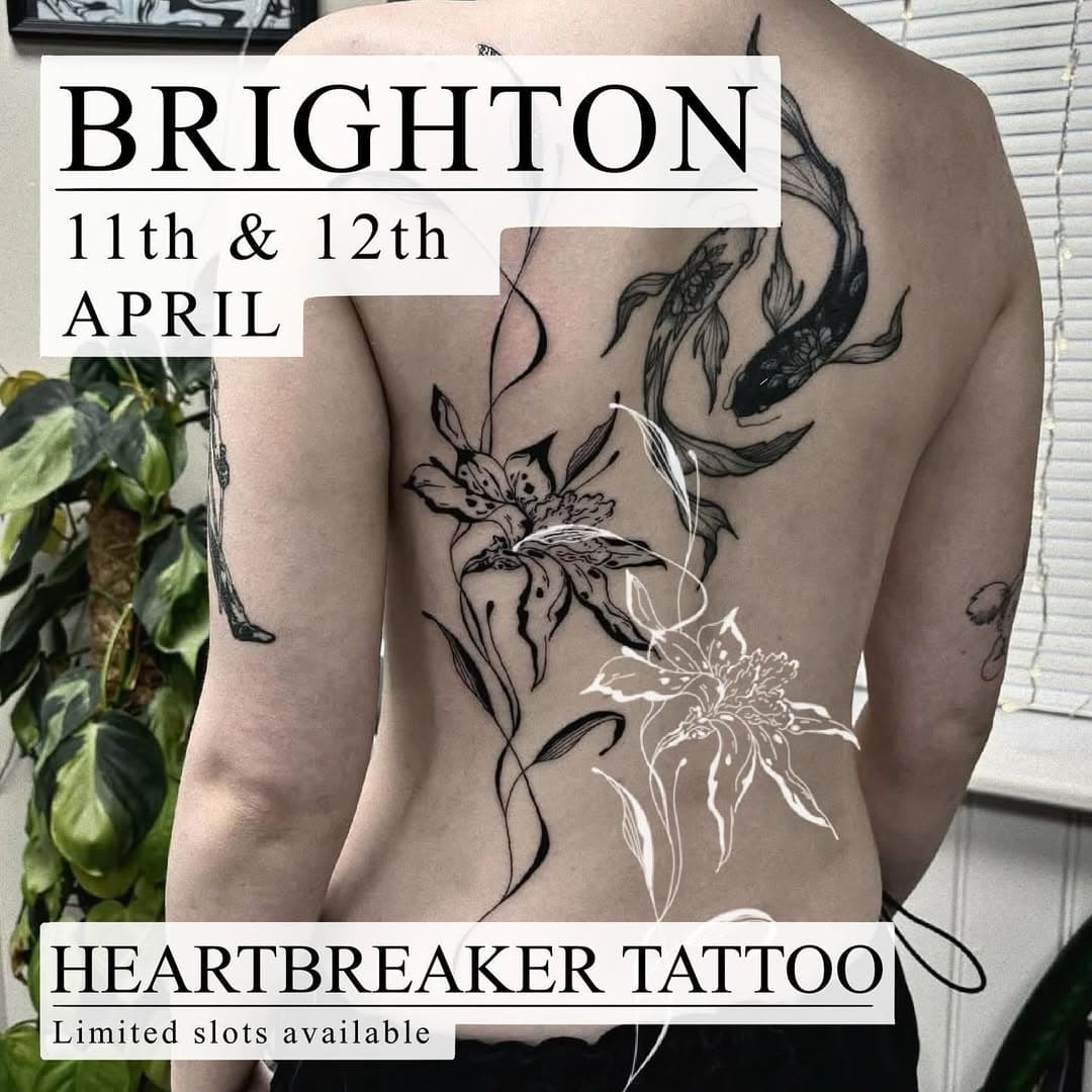 GUEST SPOT: BRIGHTON 💘
I’ll be working at @heartbreakertattoo in Brighton on the 11th & 12th April!
Limited slots available
Book via booking form link in bio. Please put on the form that you’d like to book for Brighton!

Excited! 🫶🏼
✻

✻

✻

✻

✻
#tattooartist #femaletattooartist
#uktattooartist
#tattooflash #tattooideas #artoftattoos
#cooltattoos #cutetattoos #londontattoo