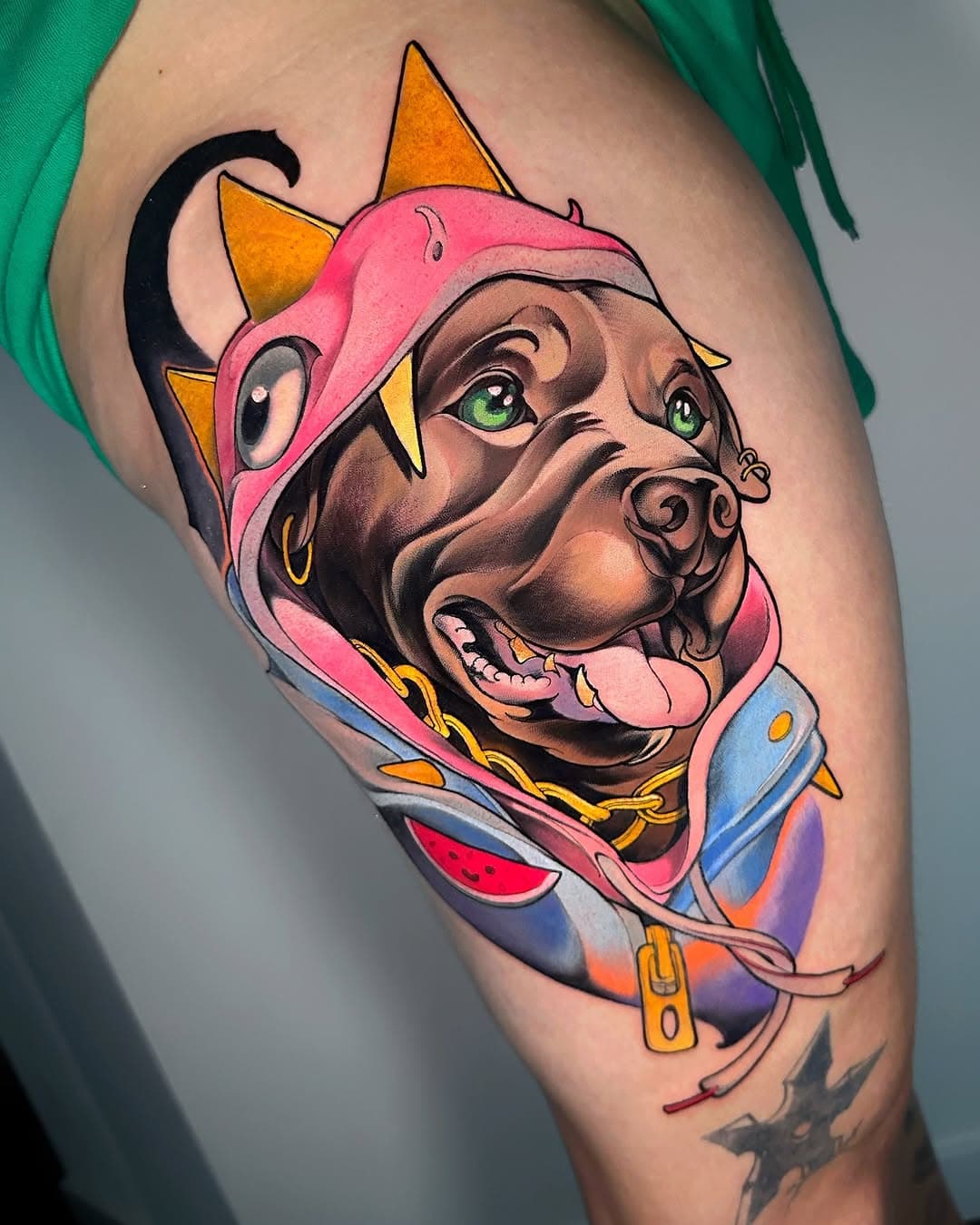 •a dog portrait•

Grazie @evita.margheritti ✨ mi sono divertito molto! 

E grazie a @fluidtattoomachine e @bodysupply_needles🥇🥇🥇

•
•
•
•
•
•
#tattoo #tattooartist #dogtattoo #neotraditionaltattoo #newschooltattoo #dog #milanotattoo