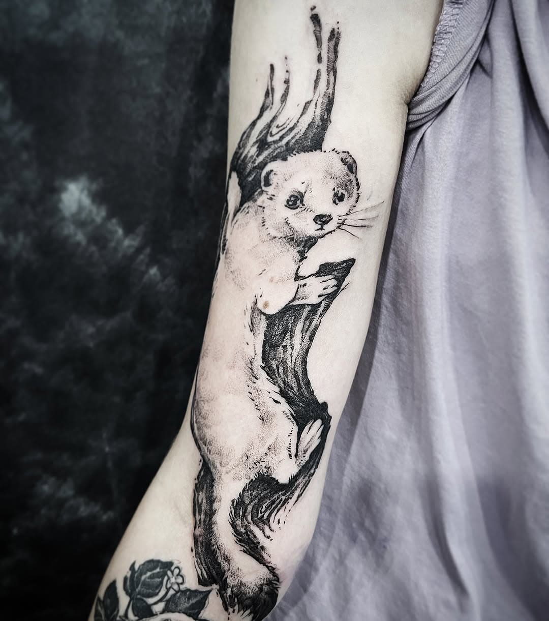 WHITE TERROR!
Zrobione @wciemnylas
#tattoo #tattoos #tattooed #animaltattoo #mustelaerminea