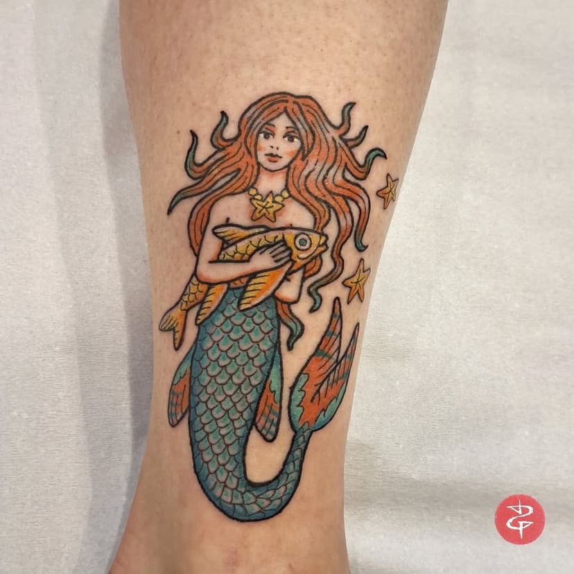 Sereia para a minha amiga, Dani. Muito obrigado pela confiança, fiquei feliz demais com essa tattoo!
.
.
.
#danielgoncalvesart #tattoosereia #mermaidtattoo #mermaid #sereia #curitibatattoo #oldschooltattoo #oldschoolcustom #curitibaoldschool