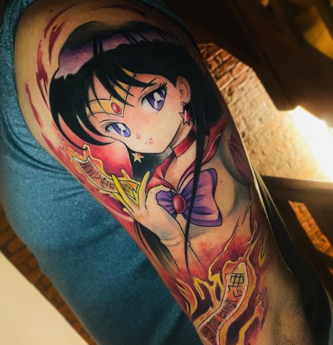 SAILOR MARS! Qual personagem você faria? Eu tenho alguns que eu gostaria de tatuar nos meus clientes, quem sabe 2025 seja o ano pra colocar esse projeto pra frente? 👀
Agenda temporariamente fechada, por conta da viagem que farei para a Escócia agora em fevereiro, volto a atender no Brasil em maio :) 
.
.
.
#otaku #sailormars #animeart #tatuagemcolorida #animetattoo #fire