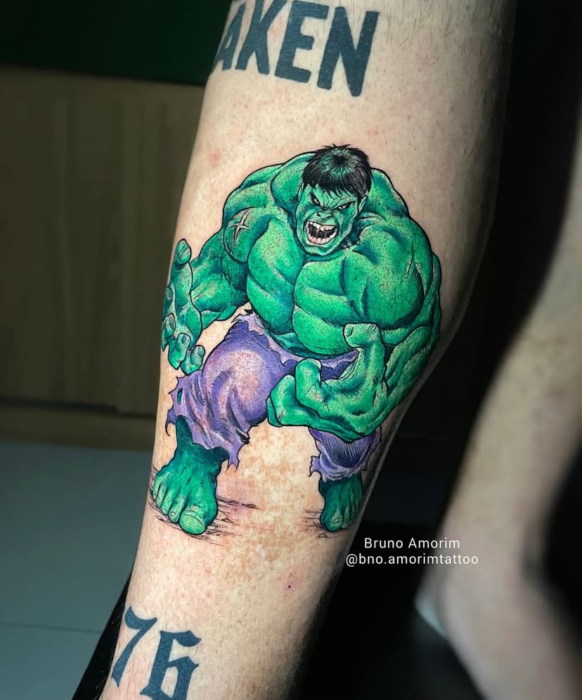 O Incrível Hulk!
.
.
.
.
.
.
.
#vix #art #tattoo #tatuagem #hulk #avengers #marvel #cinema #verao #verão  #vilavelha