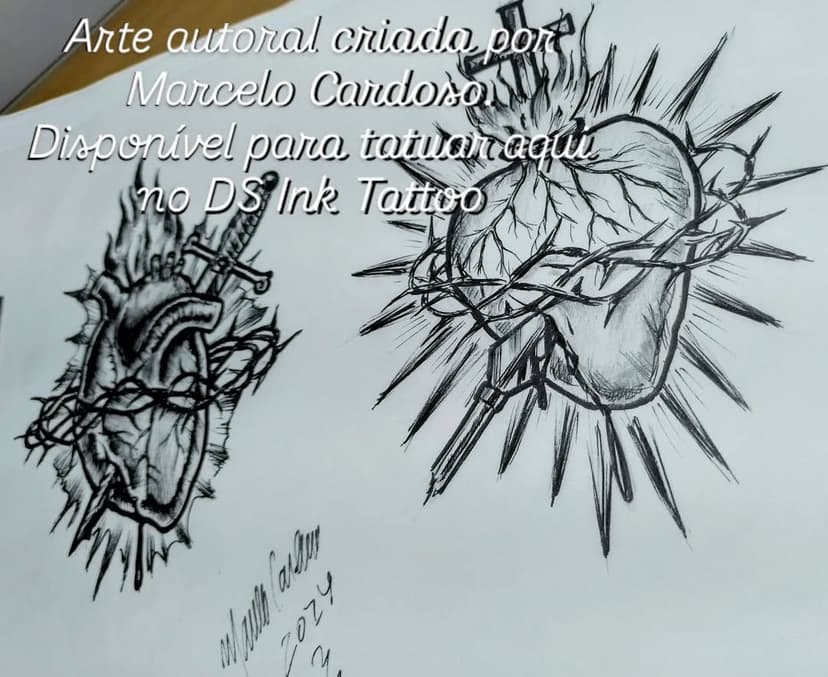 Artes autorais criadas por Marcelo Cardoso. 
27 anos de experiência. Av. Assis Brasil 25.
Porto Alegre RS
#artesautorais #artesexclusivas #artespróprias #desenhosoriginais #criaçãotattoo #coracaosagrado #sacredheart