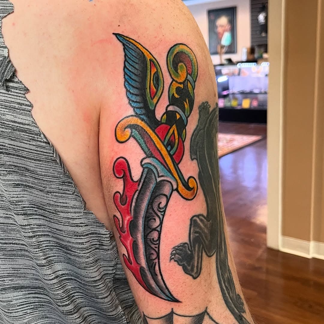 Draw on dagger filler I did today! Man it was nice to get back to my roots for a minute, definitely looking to do more stuff like this in 2025!