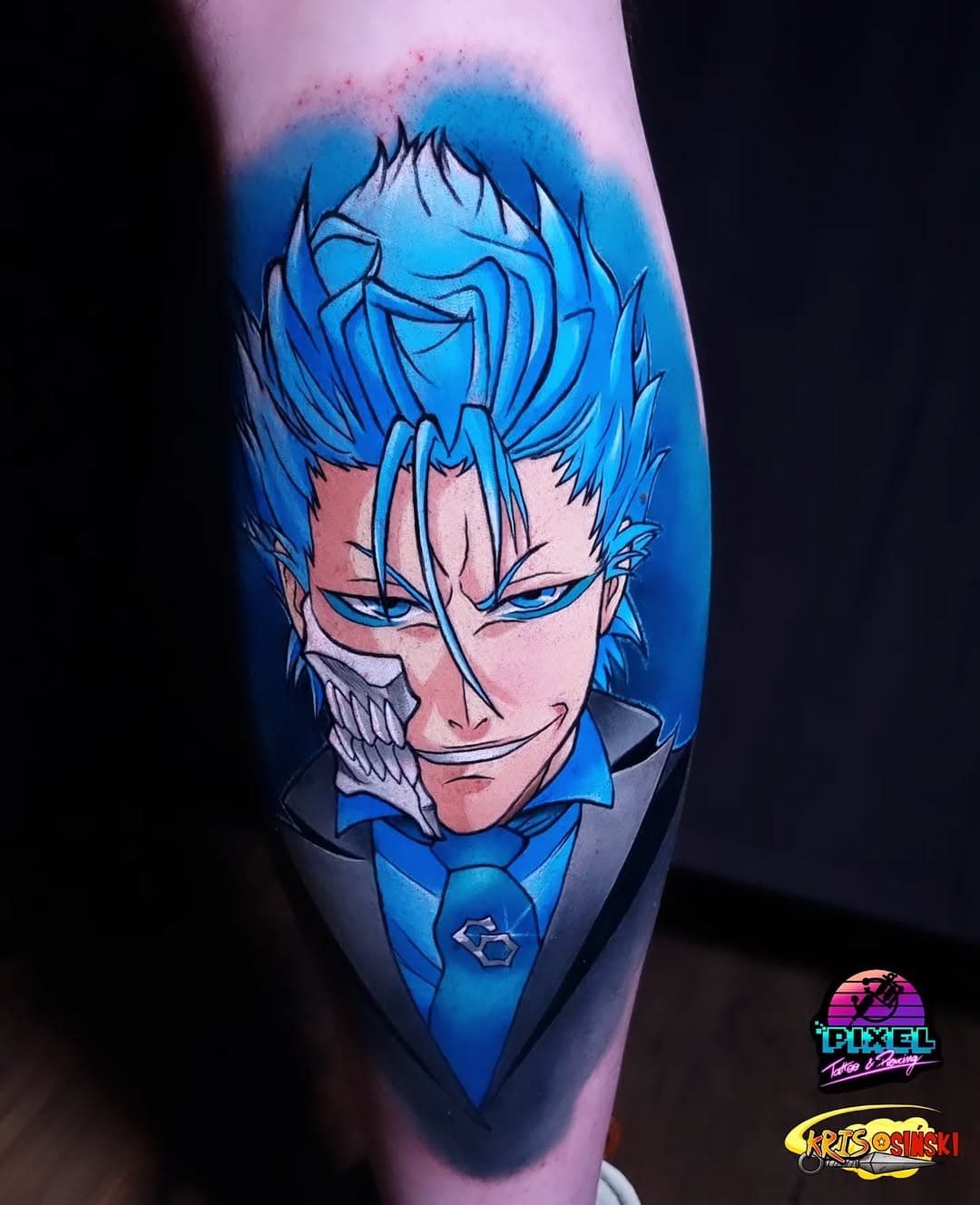 Last chance to book an appointment !
.
.
Elegant Grimmjow for Łukasz
Proteam and support from @pepax.official @barberdts_polska 
.
.
.
.
#tatuaże #dziara #animelover #animeedits #animeart #animetattoo #otaku #polskichlopak #polskadziewczyna #pepaxcartridges #pepaxlance #bleach #grimmjow #grimmjowjaegerjaquez