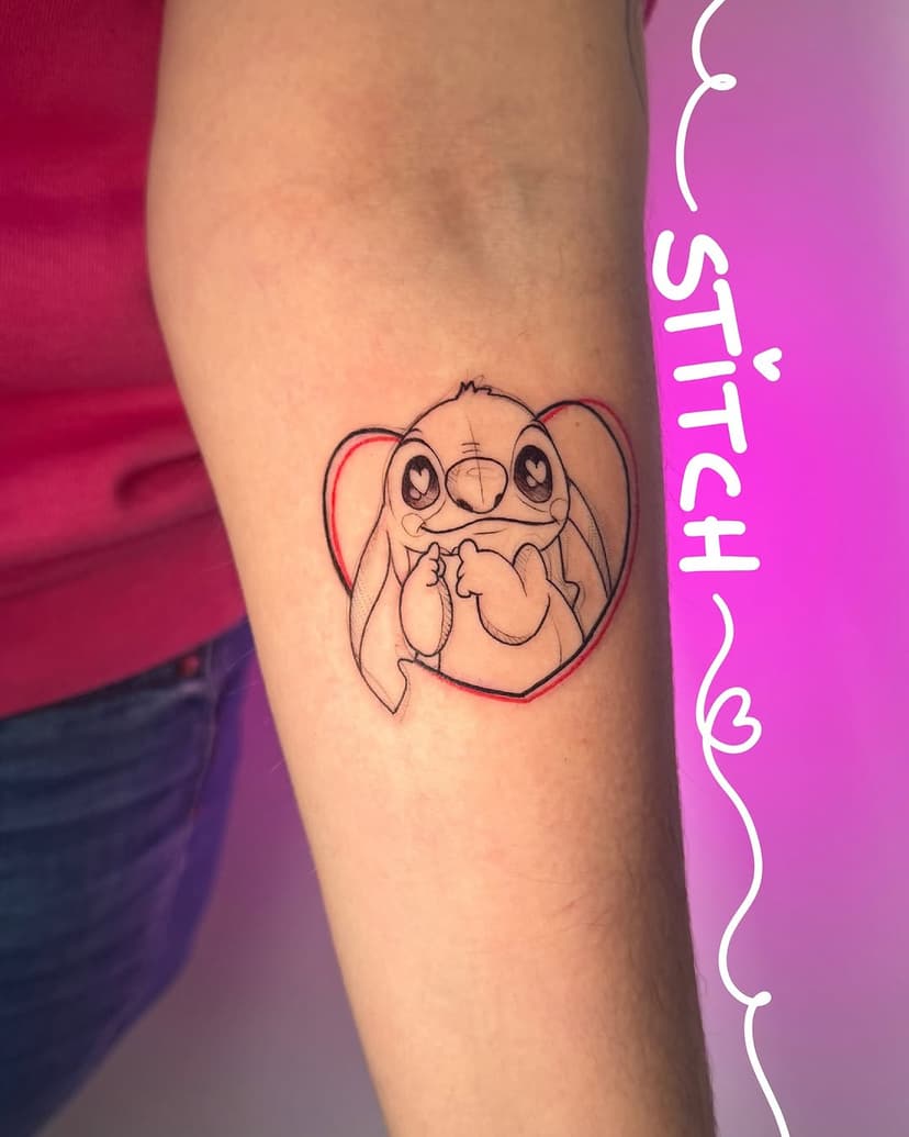 Tatuaje de Stitch amoroso del flash 🙌🏼🙌🏼

Citas disponibles para cositas Disney 💖💖💖

📍@ladytattooestudio