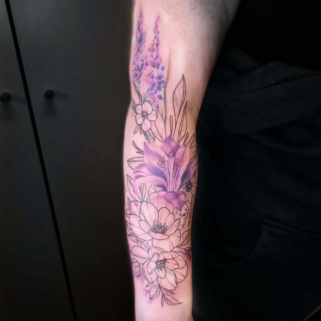 Lovely flowers for a lovely girl 🌷🪻

_______________________________
#tattoo #tattoos #flowertattoo #ink #inked #art #tattooartist #tattooart #tattooed #tattoolife #tattooideas #love #artist #finelinetattoo #instagood #tattoodesign #mandalatattoo #tattooing #tattooist #dotworktattoo #tattooink #mandala #instagram #me #tattoostyle #colortattoo #drawing #tatuaje #tattooer #traditionaltattoo #finelinetattoo