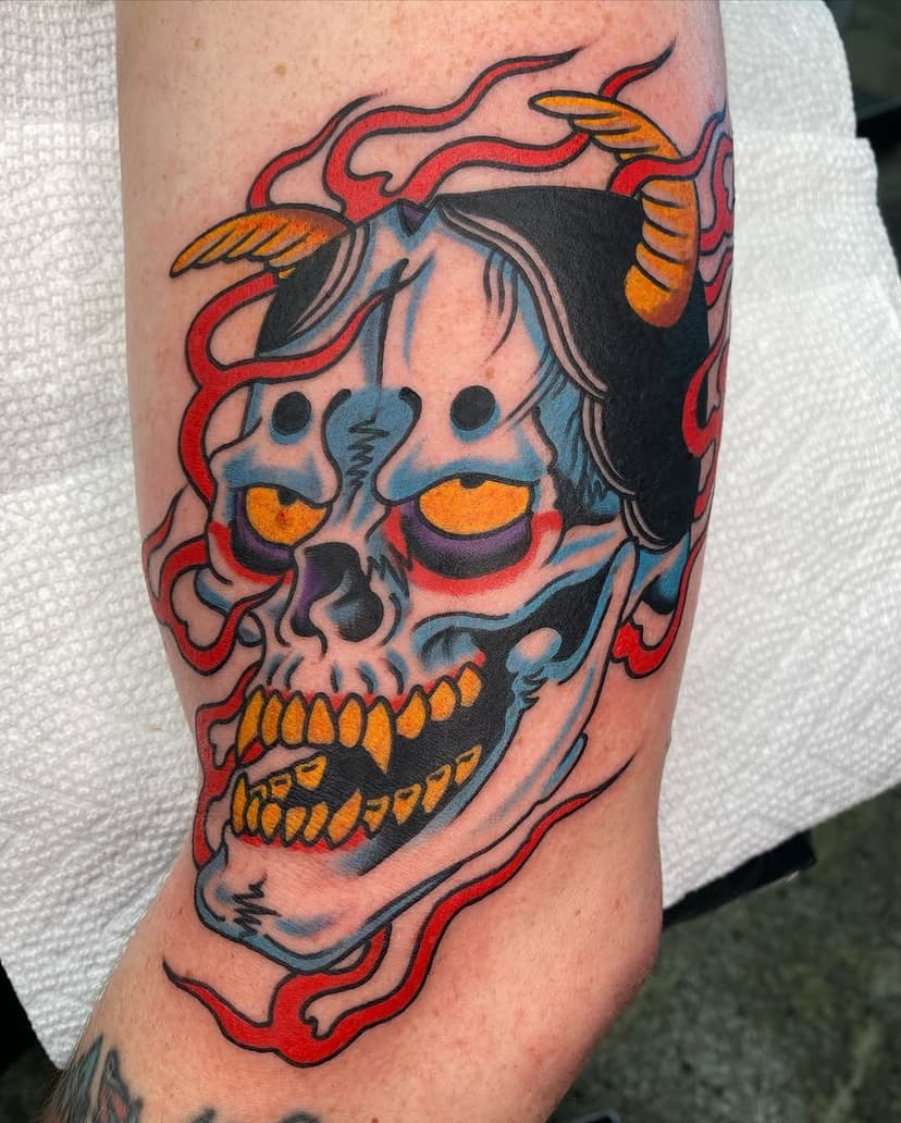 Hannya skull from the other day made @salvation_tattoo I’ve got time to tattoo, dm and I’ll get back to you as soon as possible🙏
-
-
-
- #tattoo #tattooflash #traditionaltattoo #traditionaltattooflash #trad #oldschooltattoo #oldschooltattooflash #besttradtattoo #trueoldschool #tattooideas #colortattoo #boldwillhold #brightandbold #texastattooartist #texastattoo #texas #dallastexas #dallas #dallastattooartist #dallastattoo #dfwtattooartist #dfwtattoos #dfw #oakcliff #bishopartsdistrict