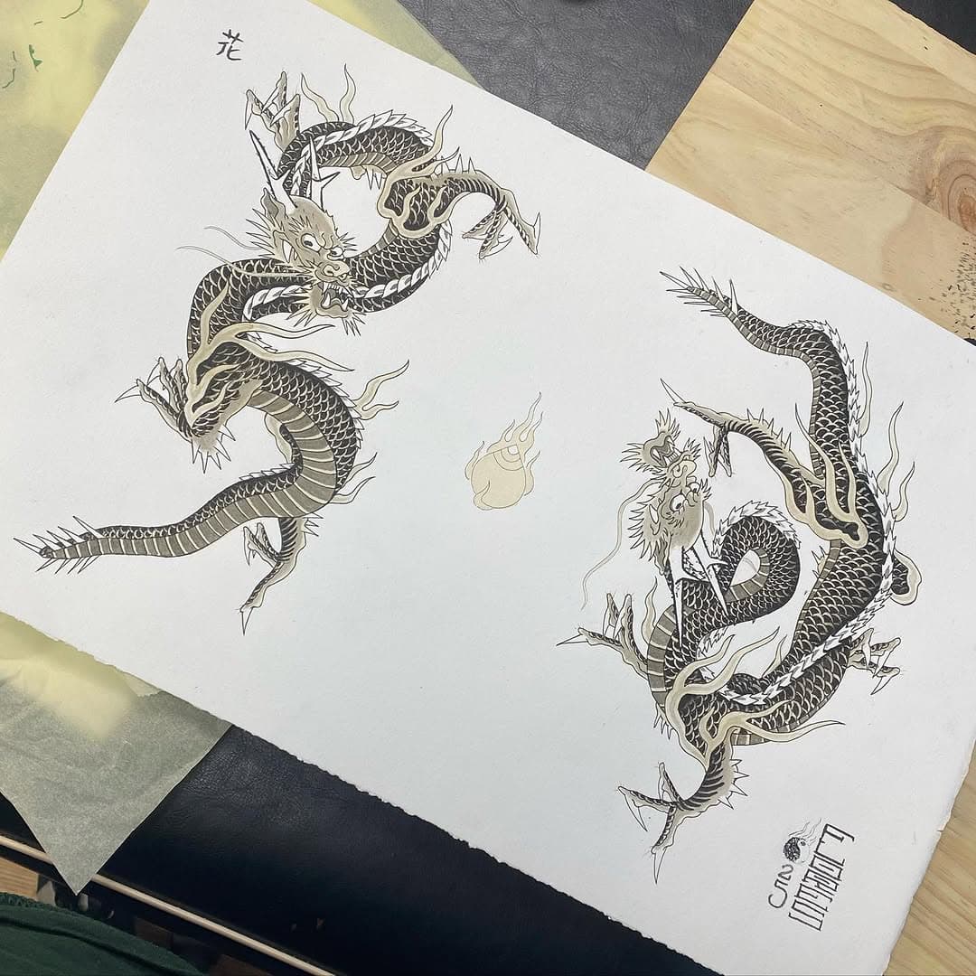 Couple dragons I would love to tattoo!! 
.
.
.
.
#tattoo #tats #tattoos #vancouver #vancouvertattooartist #vancity #vancitybuzz #vancouvertattooshop #tattoovancouver #vancityink #tattooart #japanesetattoo #dragon #dragontattoo #dragonart #blackwork #goodtattoos #tattoosforwomen #tattoosformen #cooltattoos #painting