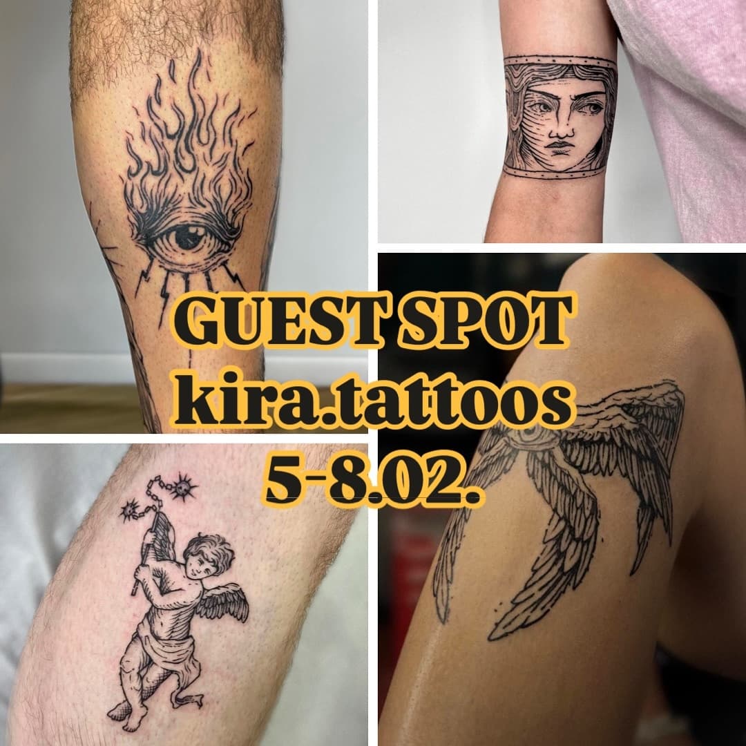 Grecja w Krakowie! Do Tygrysa już 5 lutego przybywa @kira.tattoos i zostanie z nami przez 3 dni🏛️ To niecodzienna okazja na rycinowy tatuaż prosto z Aten 🏺Kira świetnie łączy estetykę historyczną i mitologiczną z nowoczesnym podejściem artystycznym, co czyni jej tatuaże eleganckie, ale jednocześnie nietuzinkowe. Nie zmarnuj szansy i umów swój termin!🥰

#guestspotpoland #guestspotkrakow #greeceinpoland 
#ryciny #krakow #tattoocracow