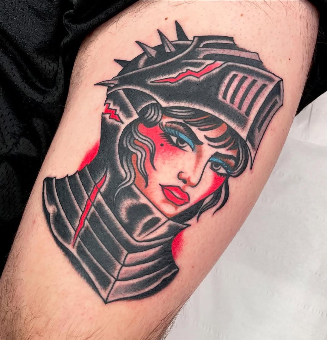 This was so much fun, thank you Tom! #oldschooltattoo #traditionaltattoo #classictattooing