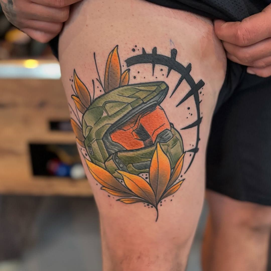 #masterchief #masterchieftattoo #halo #videogame@