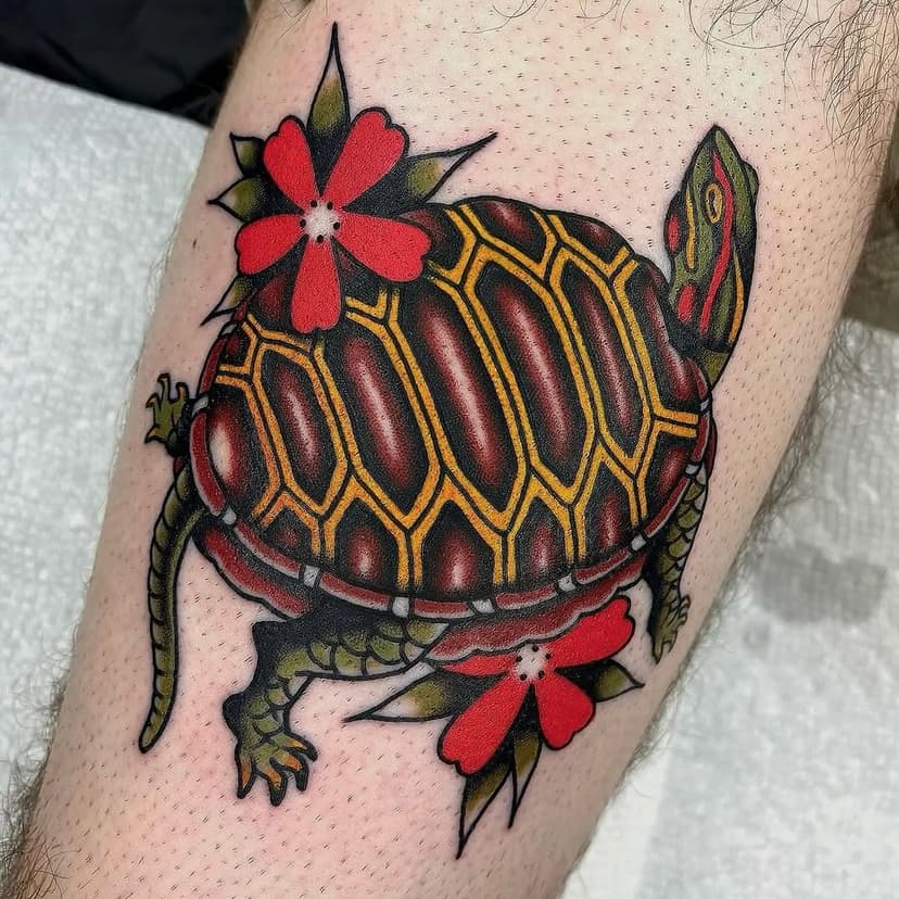 Turtle @chrisnaderertattoo