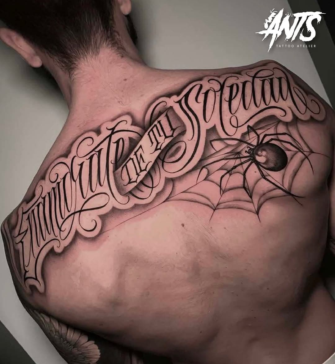 🐜 GUEST ARTIST 
@damiano_buffa 
Lettering 16/17 Maggio 📨 Info&App 
Direct message o ‭0719736830‬
Antstattooatelier@gmail.com #blackworktattoo #blackworkers #blacktattoo #brutaltattoo #blackworkart #blacktattooart  #anconatattoo #tattooancona #antstattooatelier #antstattoostudio #tattooartist #chesttattoo #lettering #lettringtattoo #letters #lovevetters #loveletter #lovelettertoitaly #darkletters #cicanotattoo #chicanotattoo #chicanolettering #chicano