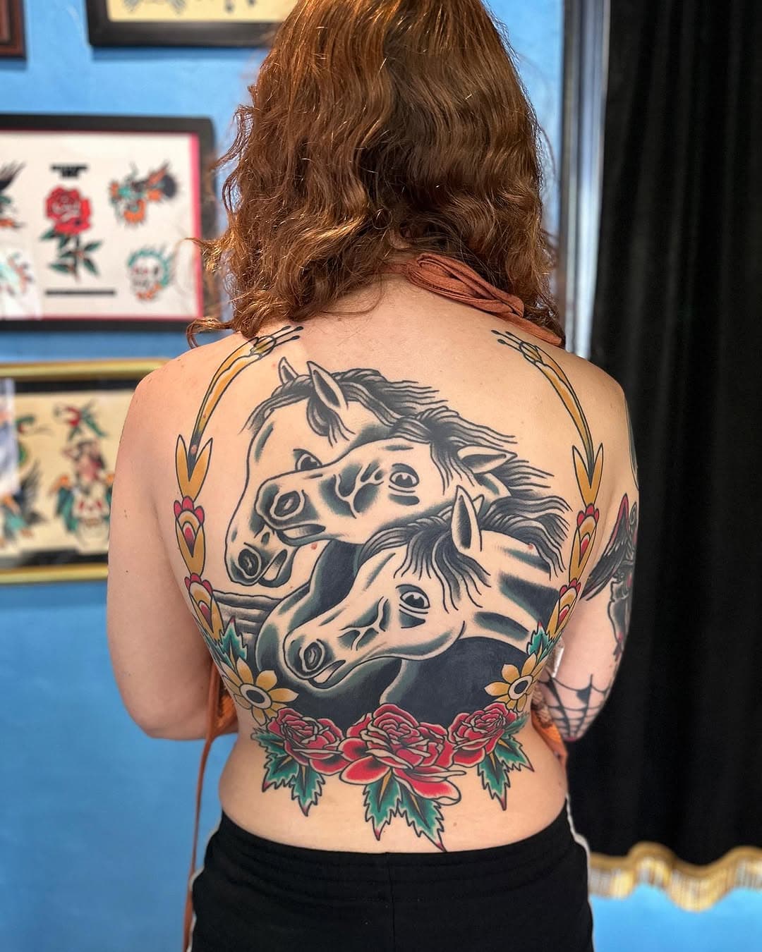 Healed n settled, scheduling for February/March spots fill fast! #az #reapermadness #boldwillhold #tempeaz #tempetattoo #asu #gcu #mcc #nau #millave #phx #phxaz #aztraditional #traditionalart #arizonatattooartist #azartist