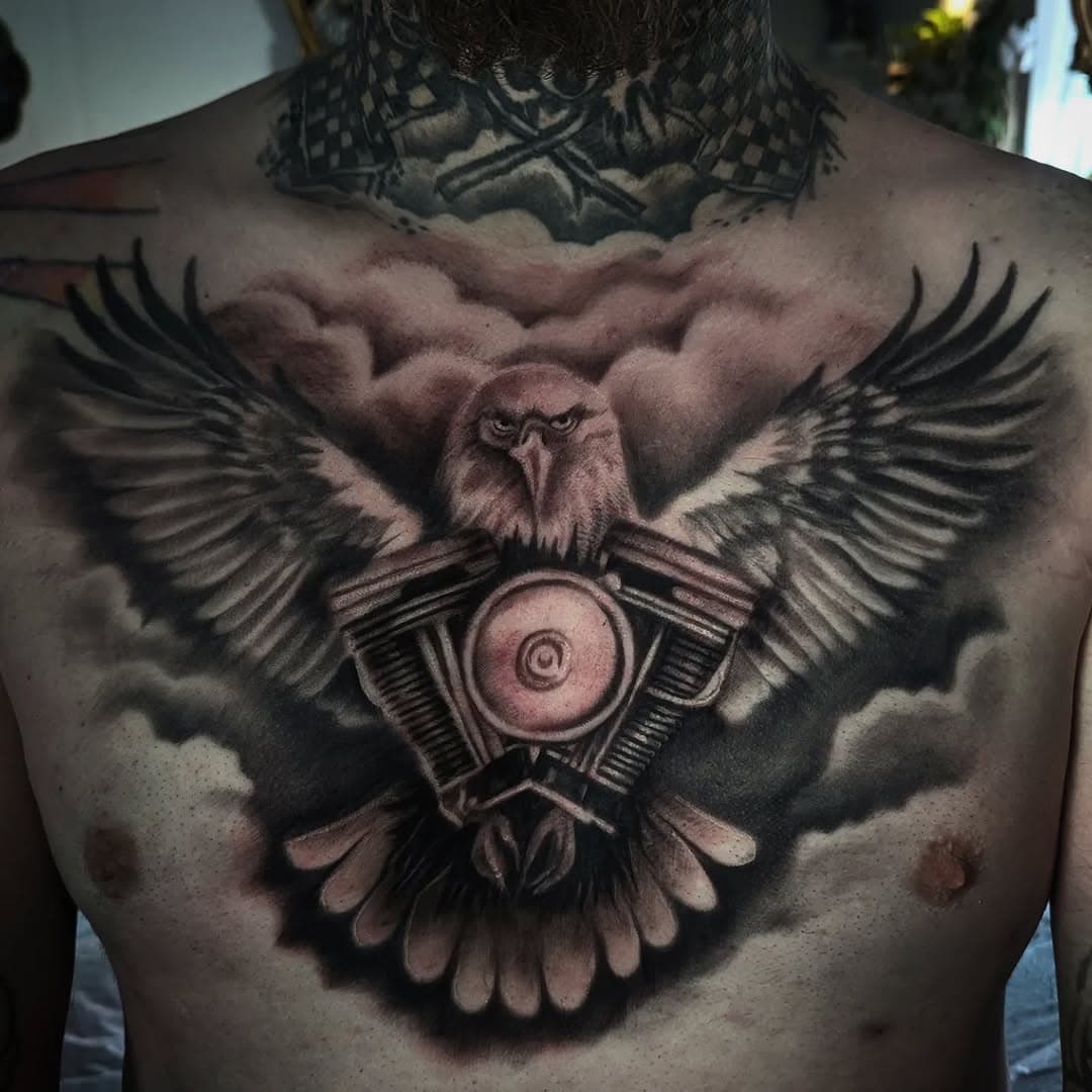 Half healed half fresh. I'm booking March and April right now DM me to set up an appointment 🤠

#egal #harleydavidson #tattooed #tattoo #tattoos #colorado #denver #art #ventura #california