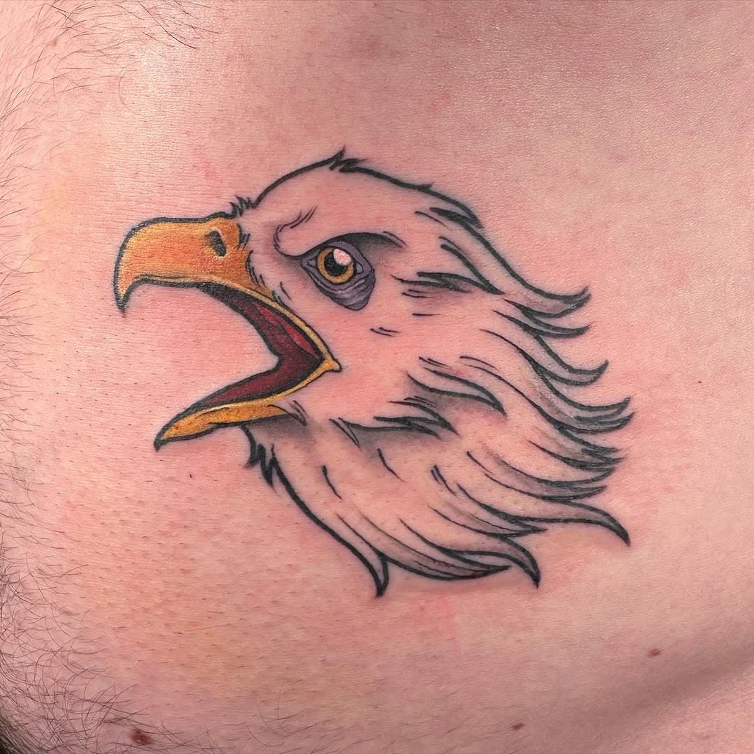 One of my designs done yesterday on a stomach 🦅 

#tattoo #tattoos #tattooed #ink #inkedup #tattooartist #tattooartists #tattooist #vieuxhull #eagle #eagletattoo