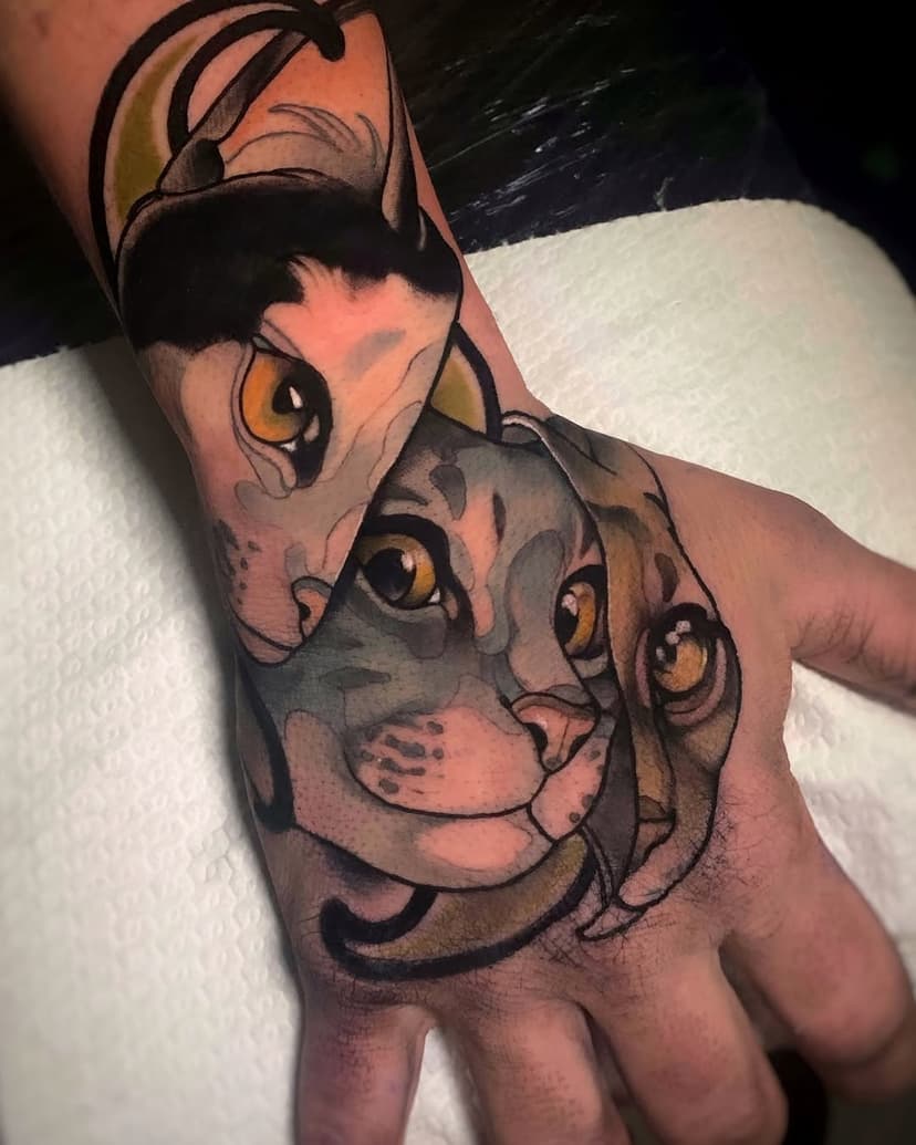 3in1 #bestfriends 
Grazie mille Thomas per avermi affidato questo bellissimo progetto! Ogni volta che ci si trova a lavorare su una mano è un grandissimo Onore🖤🔥🙏🏻

Linea.eterna@gmail.com 
LINEA ETERNA TATTOO STUDIO BOLOGNA 

#neotraditional#newtraditional#catlover#cattattoo#tattoocat#cats#catsofinstagram#catlovers#catlove#neotraditionaltattoo#newtraditionaltattoo#neotrad#neotradeu#neotradsub#bologna#italy#bolognatattoo#love#hand#handtattoo