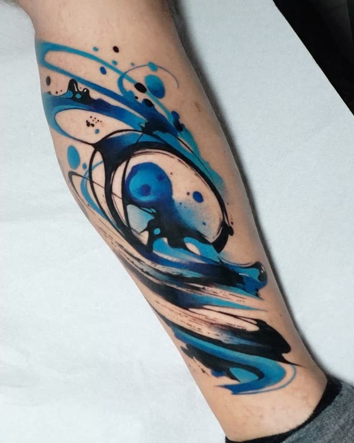 Shades of blue 💙 blue abstract tattoo💙, tatuaggio astratto in hardpainting. Marco Pepe Encre Tattoo done @encretattoo
Proteam 
@barber_dts 
@eternalink 
@criticaltattoosupply 
@tatsoul 
@pepax.sufu 
@tattooproton
@fluidtattoomachine 
@holderink
@tattoobloody
@elitetattooofficial 
#marcoencre  #tatuaggioastratto
#abstracttattoo #armtattoo #abstractart #colortattoo  #thebesttattooartists #tattooartist #skinartmag #hardpainting #tattoolovers #tattooideas #contemporarytattooing #tattooart