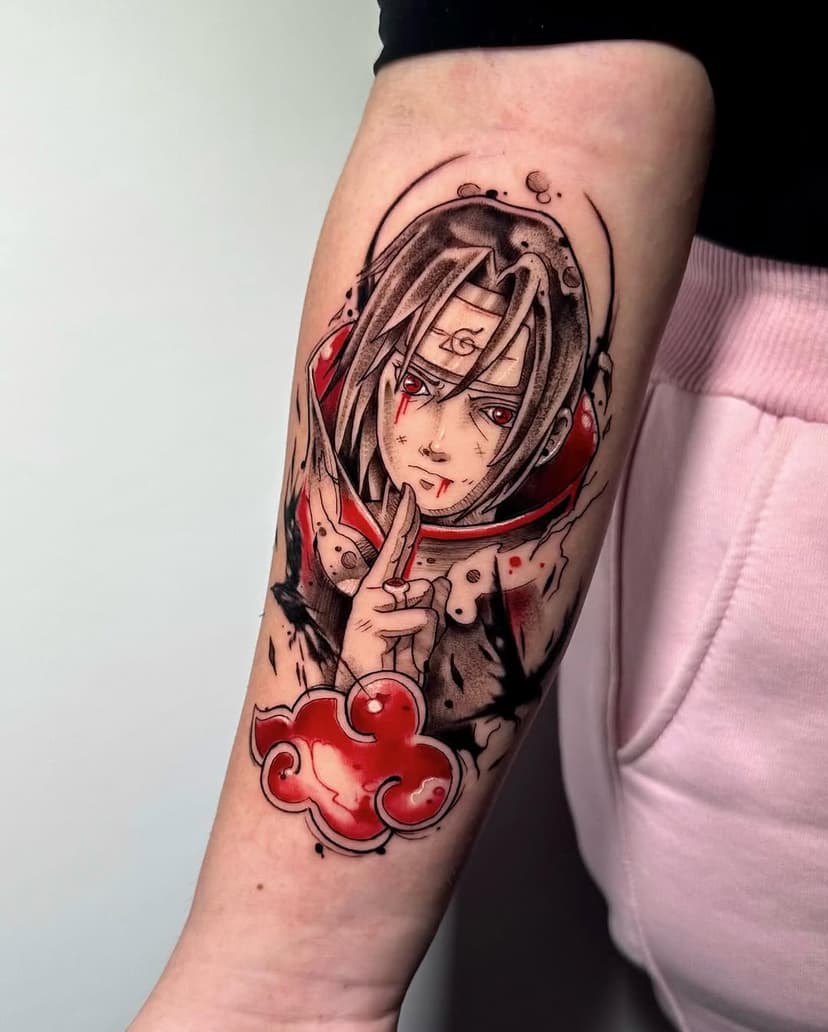 Itachi Uchiha 
#itachi #itachitattoo #itachitattoos #itachinaruto #narutotattoo #animetattoo #tattooanime #wipshading #colortattoo #naruto #narutotattoodesign #tattooanime #comictattoo #finelinetattoo #napolitattoo #napolicomicon #tatuaggionaruto #mirkoserinoart #itachiuchiha #mangatattoo #narutofan #narutofanart #animeart #animedrawing