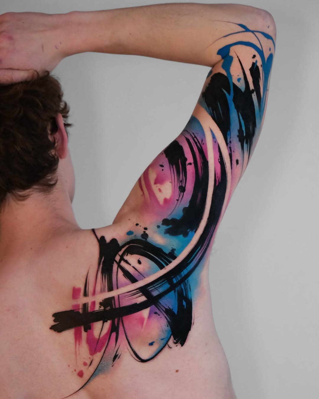 Abstract tattoo style