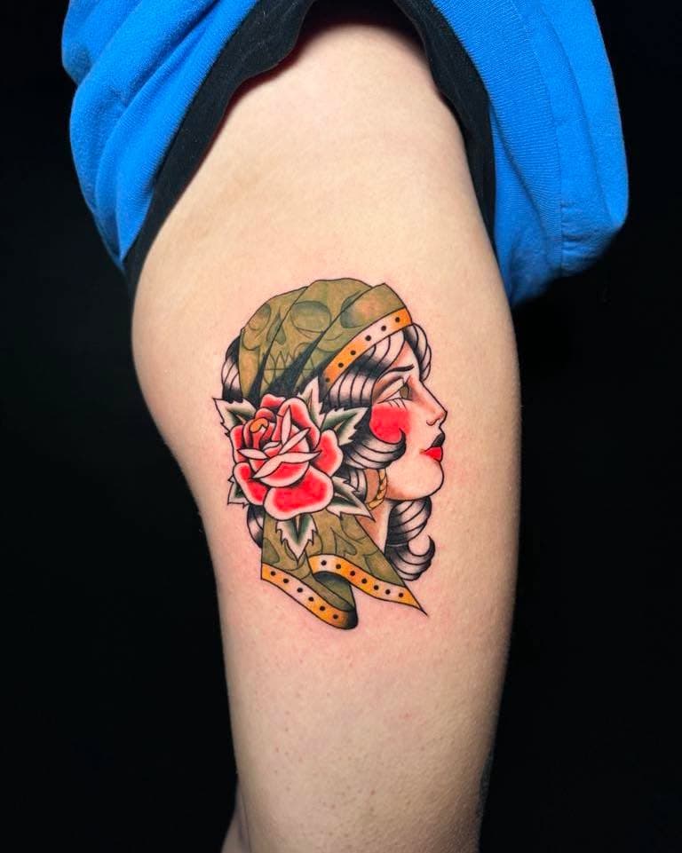 Cole McMahon is your guy when it comes to American traditional and Japanese traditional! Check out these beautiful recents he’s done!!! Book with him on our website or click book now on our Facebook page! 🤌🏻💫