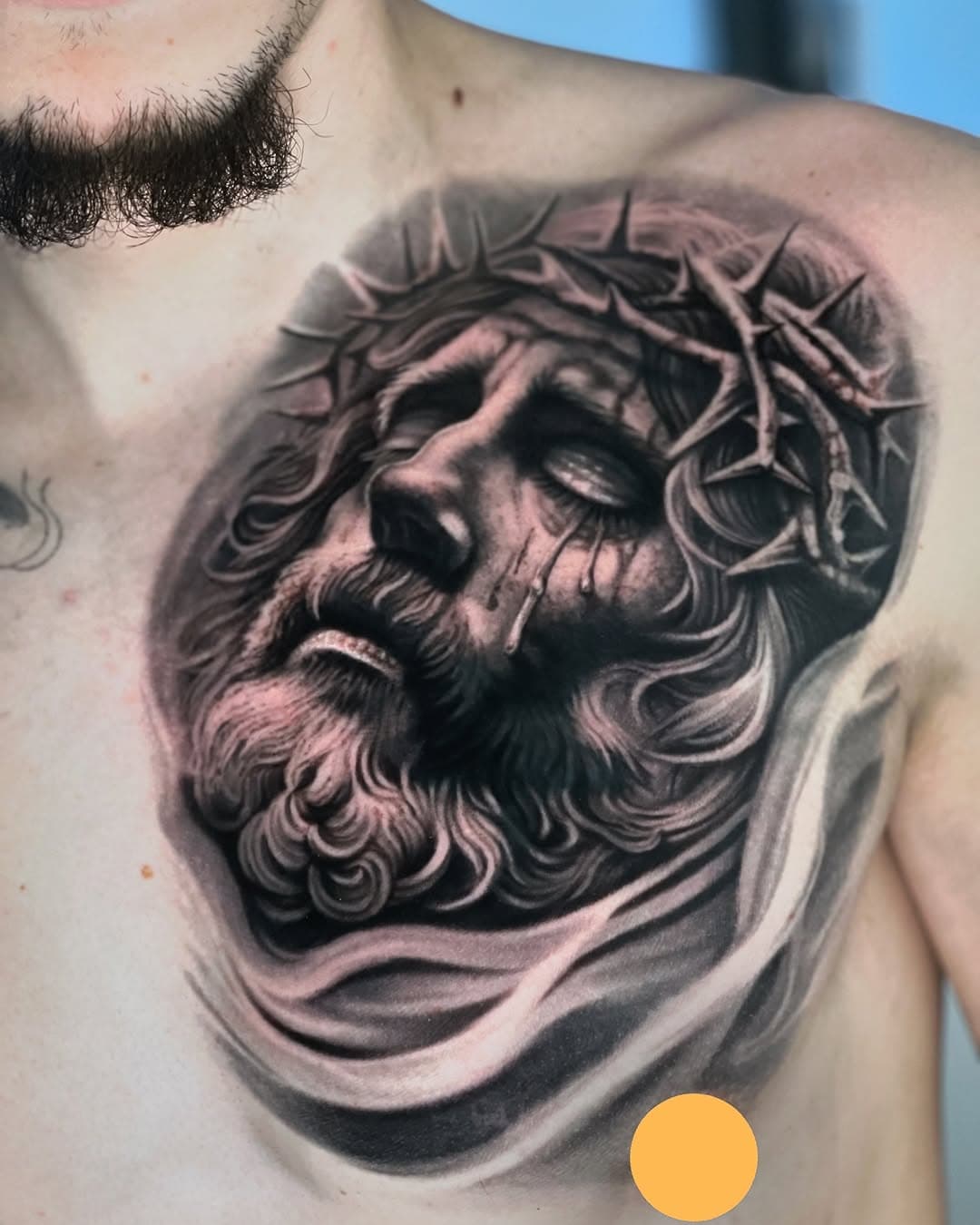 Merci pour ta confiance !! Hâte de faire la suite !

#tattoo #realismtattoo #blackandgreytattoo #alsacetattoo #jesustattoo