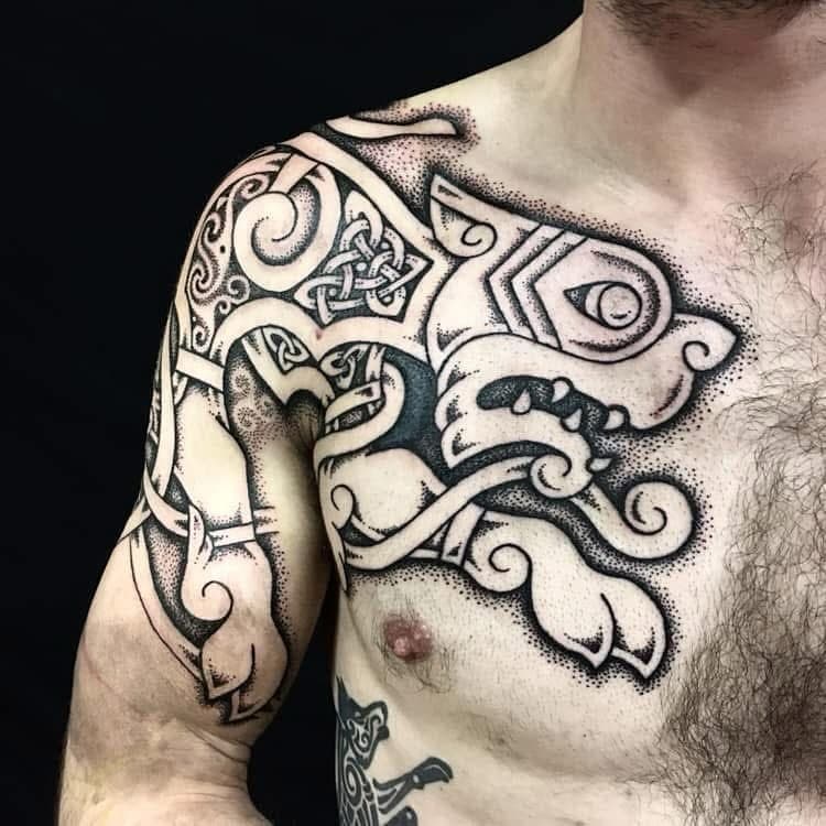 Six years since I made this panther for Jag. Having come all the way from Australia, it’s also six years since Jag saw snow for the first time! This really felt like a turning point in my career, having someone travel from so far, and also with the piece being a cover up of sorts. Still proud of it years later.
🌀
#nordictattoo #vikingtattoo #celtictattoo #celticart #vikingart #viking #celtic #bookofkells #asatru #pagantattoo