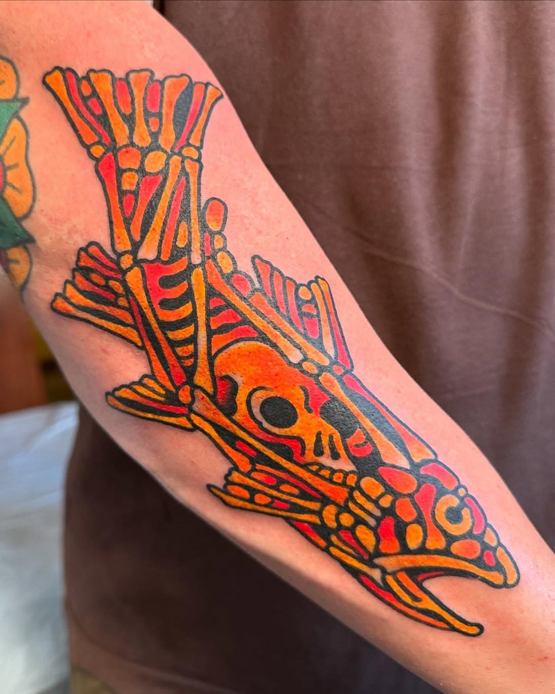 Bone Trout
Thanks again, Tucker!
#trouttattoo #hotstufftattoo #crookedcreekholler