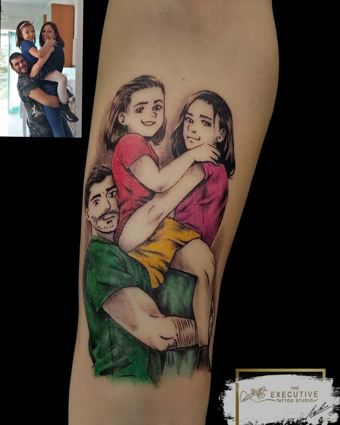 “Una famiglia felice non è che un anticipo del paradiso”(di George Bernard Shaw).

#tattoo #family #tattoofamily #cartoonart #sketchart #artist #tatuatore #carlodimarzotattoo #daughterlove #tatuaggio #genovaquarto #vialepiovii179r