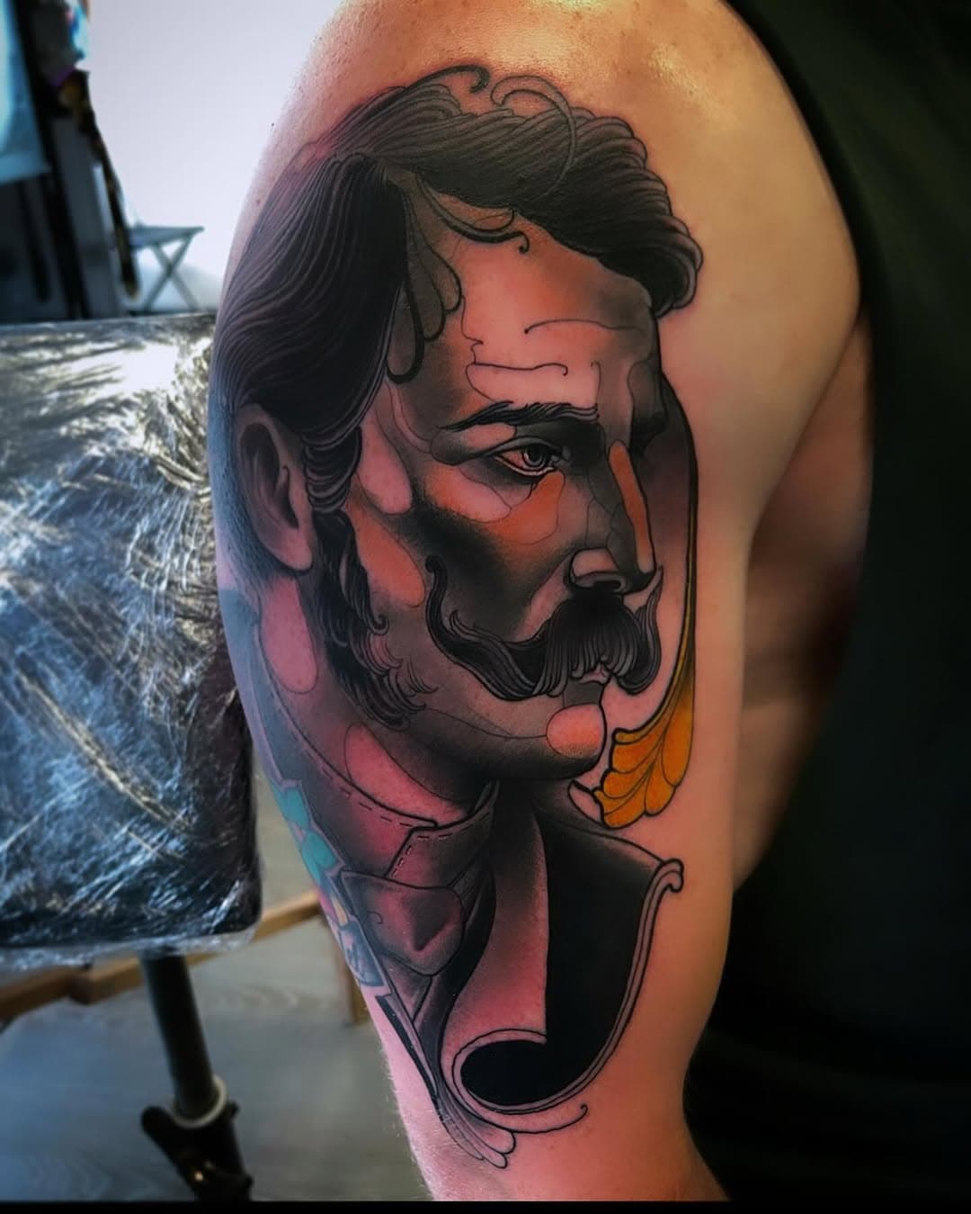 ❖ GENTLEMAN ❖ 

One from the drafts that I never posted 
Have plenty of spaces from here on out so if you’re looking to get tattooed drop me a message and let’s do something fun!! 

Sponsored by @yayofamilia 

Done using @yayofamilia @starrtattoosupplies @andydykes @rotaryworks @dermagloink @eikondevice @thesolidink 

•••••••••••••••••••••••••••••••••••

#neotraditionaltattoo #neotraditional #neotrad #neotradtattoo #neotradstyle #tattoo #tattooer #newtrad #newtraditional #neotraditionalist #neotraditionaltattooer #joshjefferytattooer #tattooartistmag #neotradworldwide #neotradeu #skinart #tattooworkers #ntgallery #neotraditionalworldwide #taot #tattooworkers #tattoo #tattooers ❖ ❖ #thenewtraditionalists #neoclassictattoo