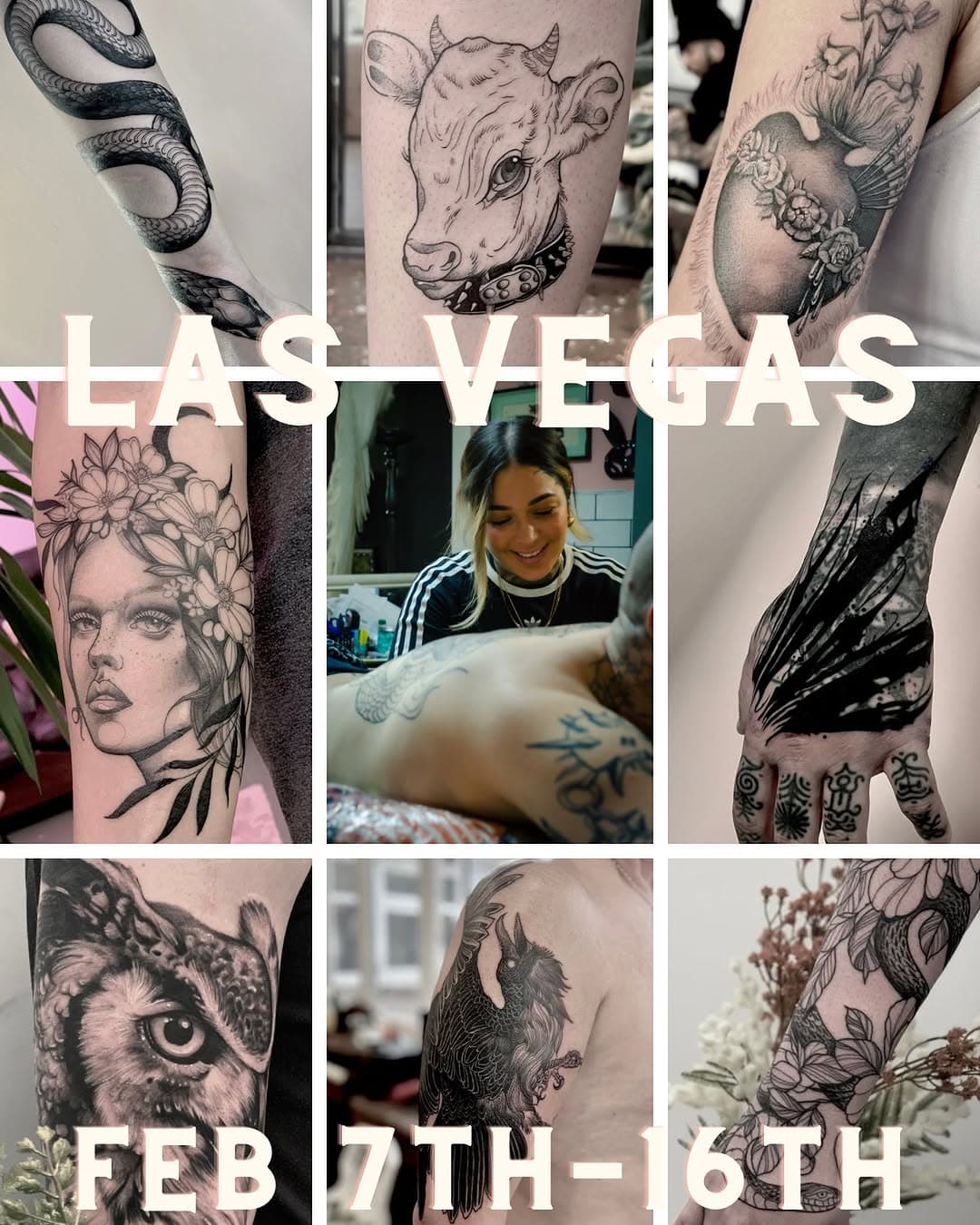 Las Vegas! I’m excited to announce I’ll be tattooing at @bad_apple_tattoo – the best shop in town – from February 7th to February 16th!

I specialize in blackwork tattoos, tailored just for you. Whether you’re looking for something small and meaningful or a larger statement piece, I’ve got you covered.

🔥 Limited spots available – Don’t wait to book! 🔥

📅 Dates: February 7th-16th
📍 Location: Bad Apple Tattoo, Las Vegas

DM me now to secure your appointment or swing by the shop to chat about your ideas. Let’s create something unforgettable while I’m here!

Share this post with anyone you know in Vegas who’s been thinking about getting tattooed – let’s make it happen!